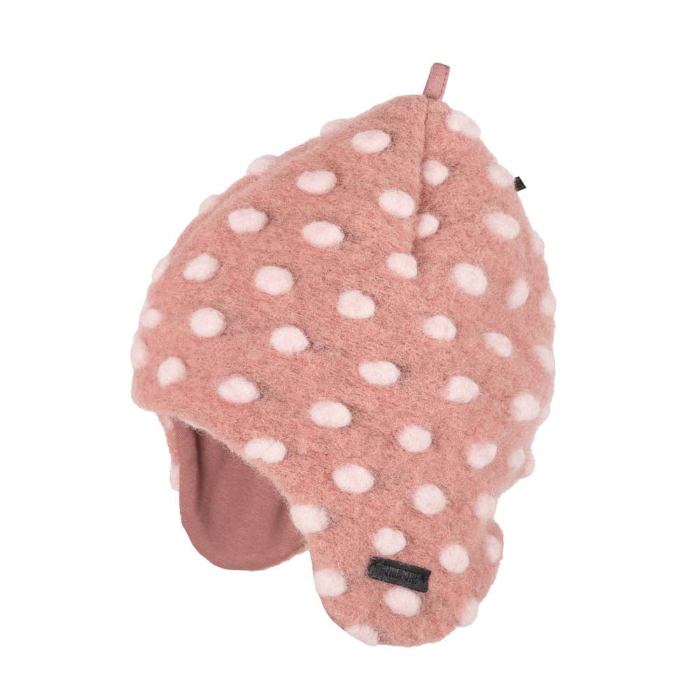 Kids-Inka Walk Mütze Schurwolle rosa