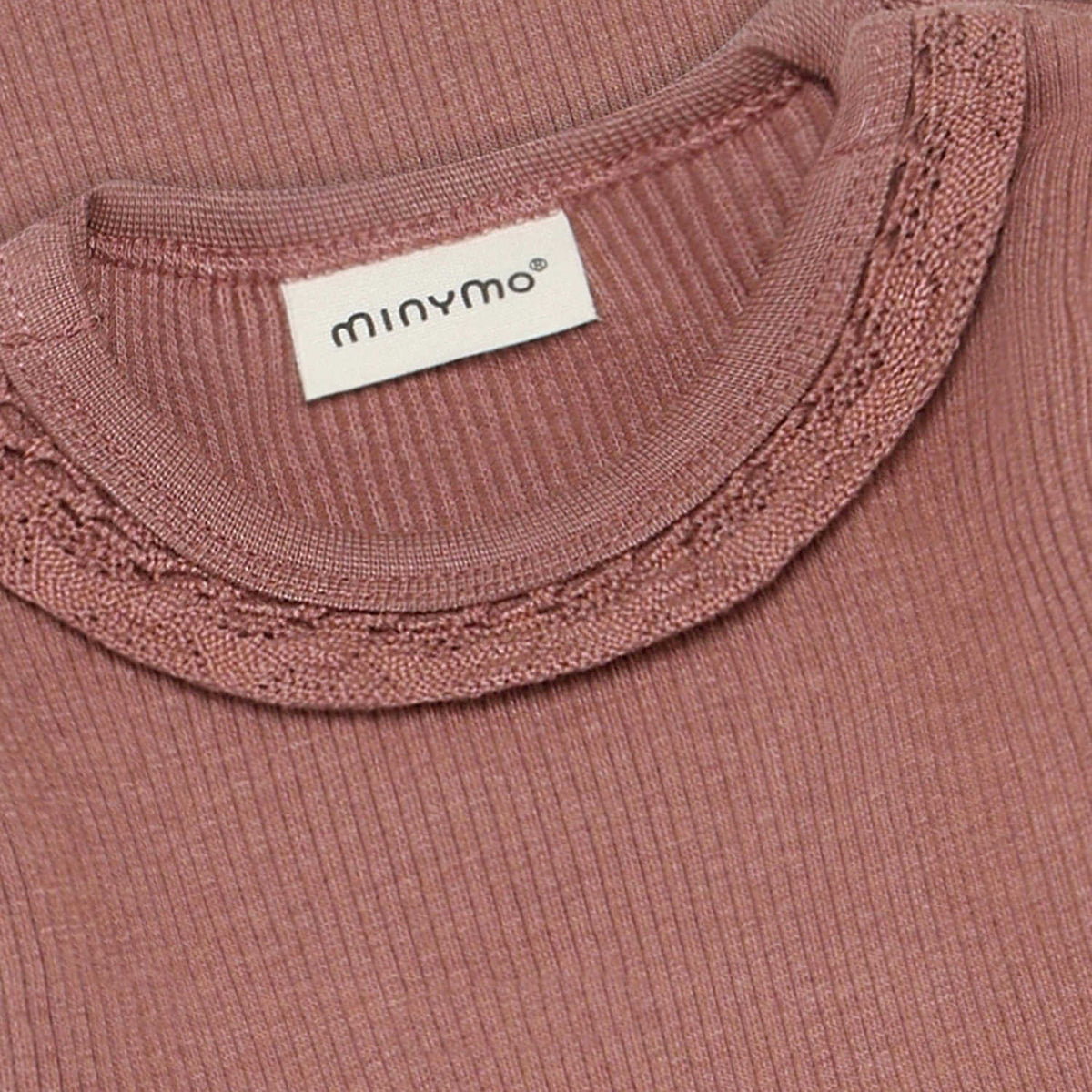 Body Langarm Rippstrick mit Kragendetail – Burlwood - nila kids