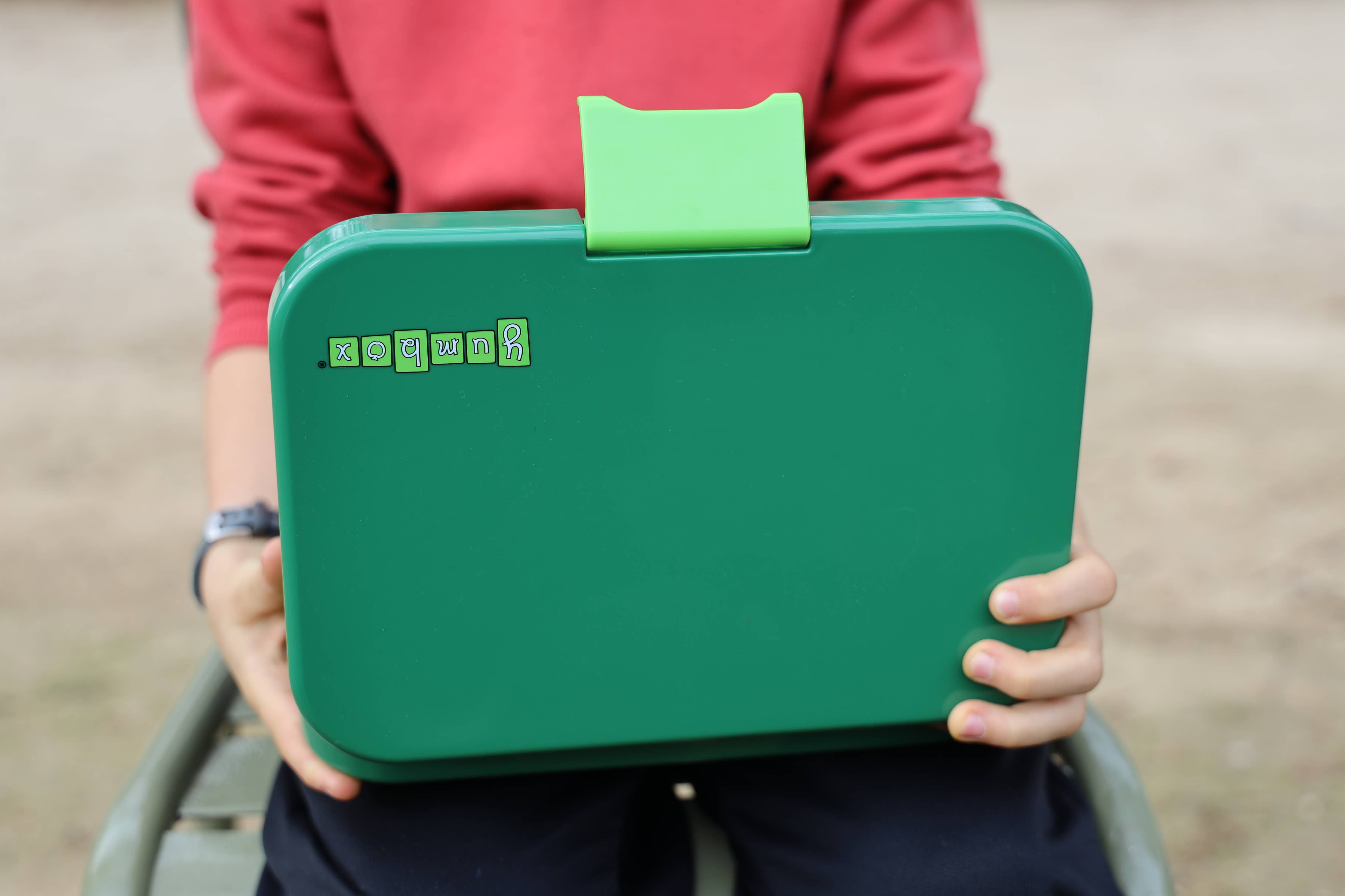Auslaufsichere Yumbox Tapas Bento Lunchbox - Palmgrün - 4 Fächer Grosse Grösse - nila kids