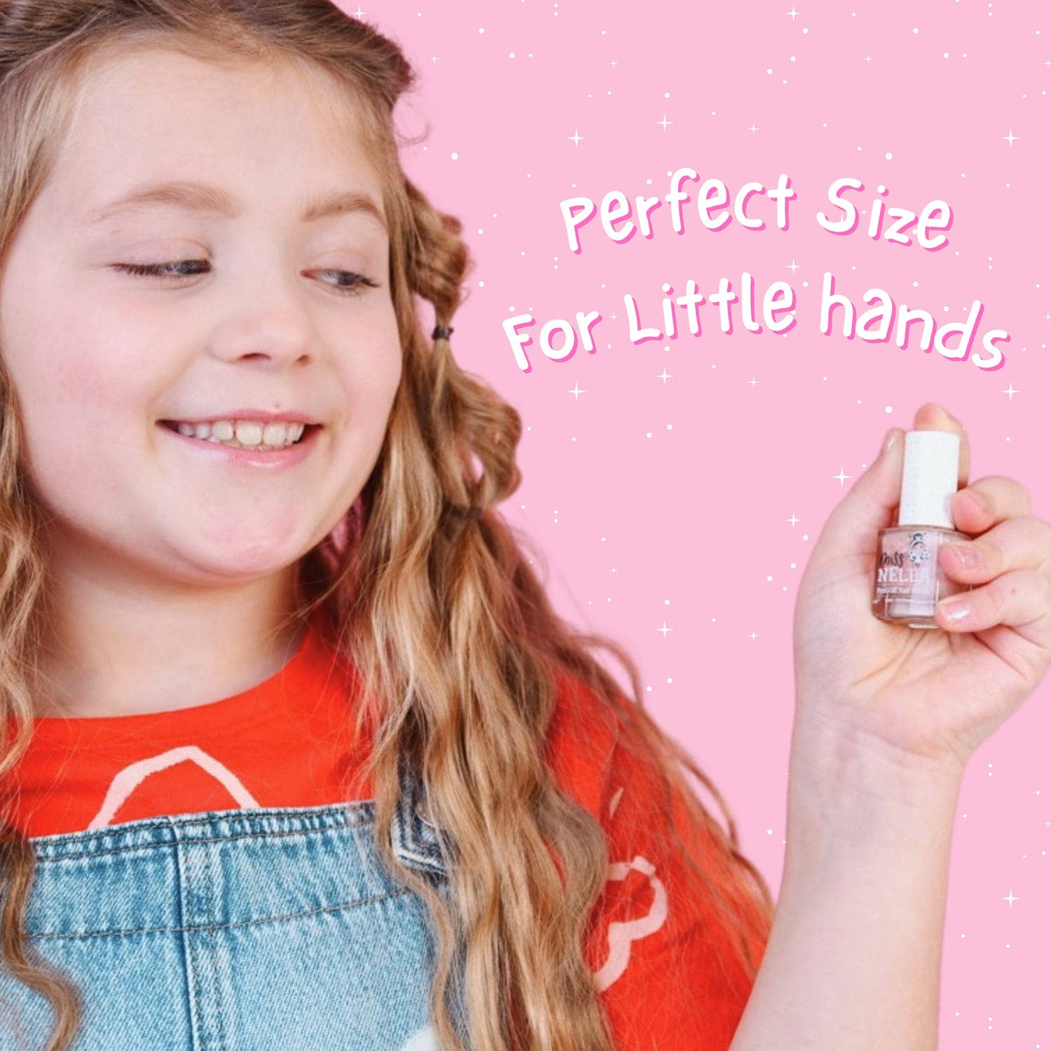 Itsy Glitzy Hippo Kinder Abziehbarer Geruchloser Nagellack - nila kids