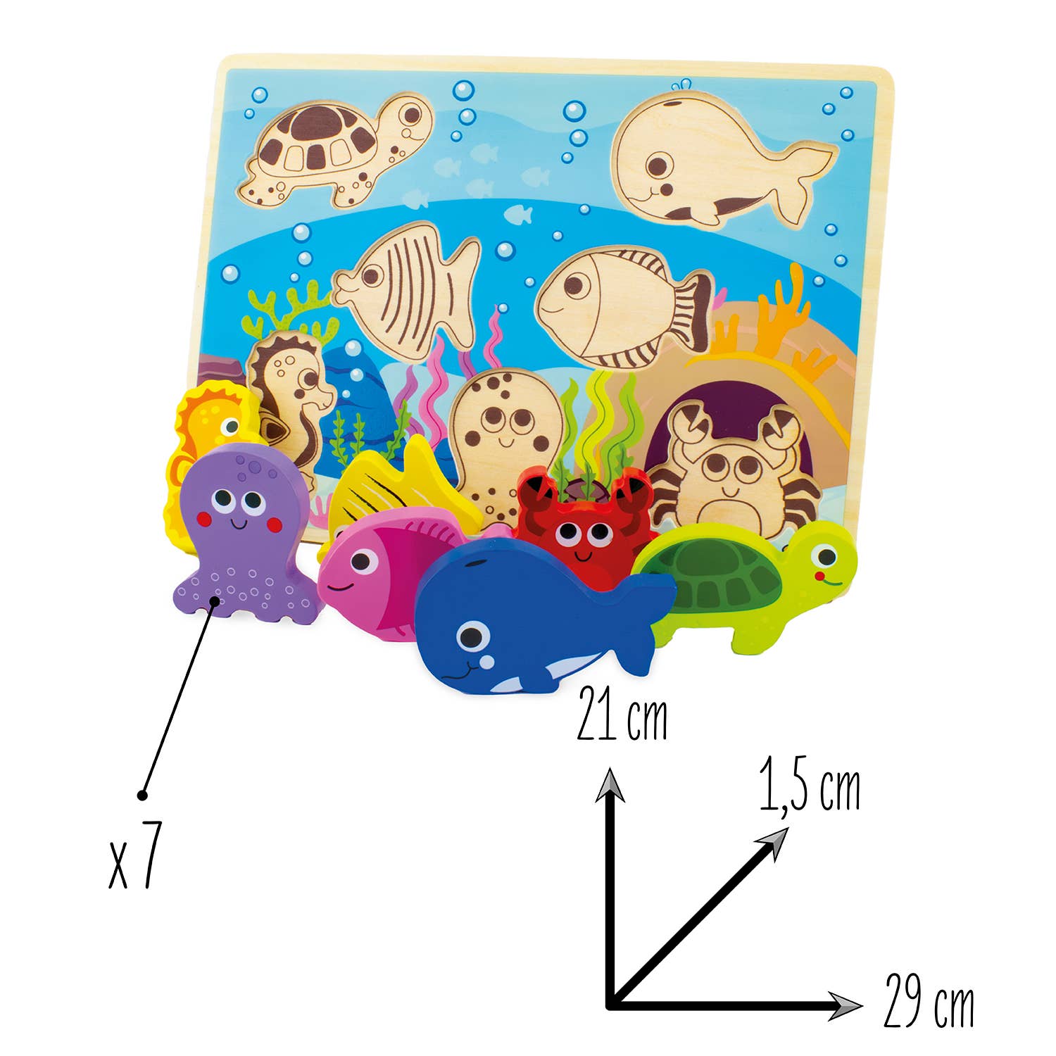 HOLZPIZZLE DAS MEER - nila kids