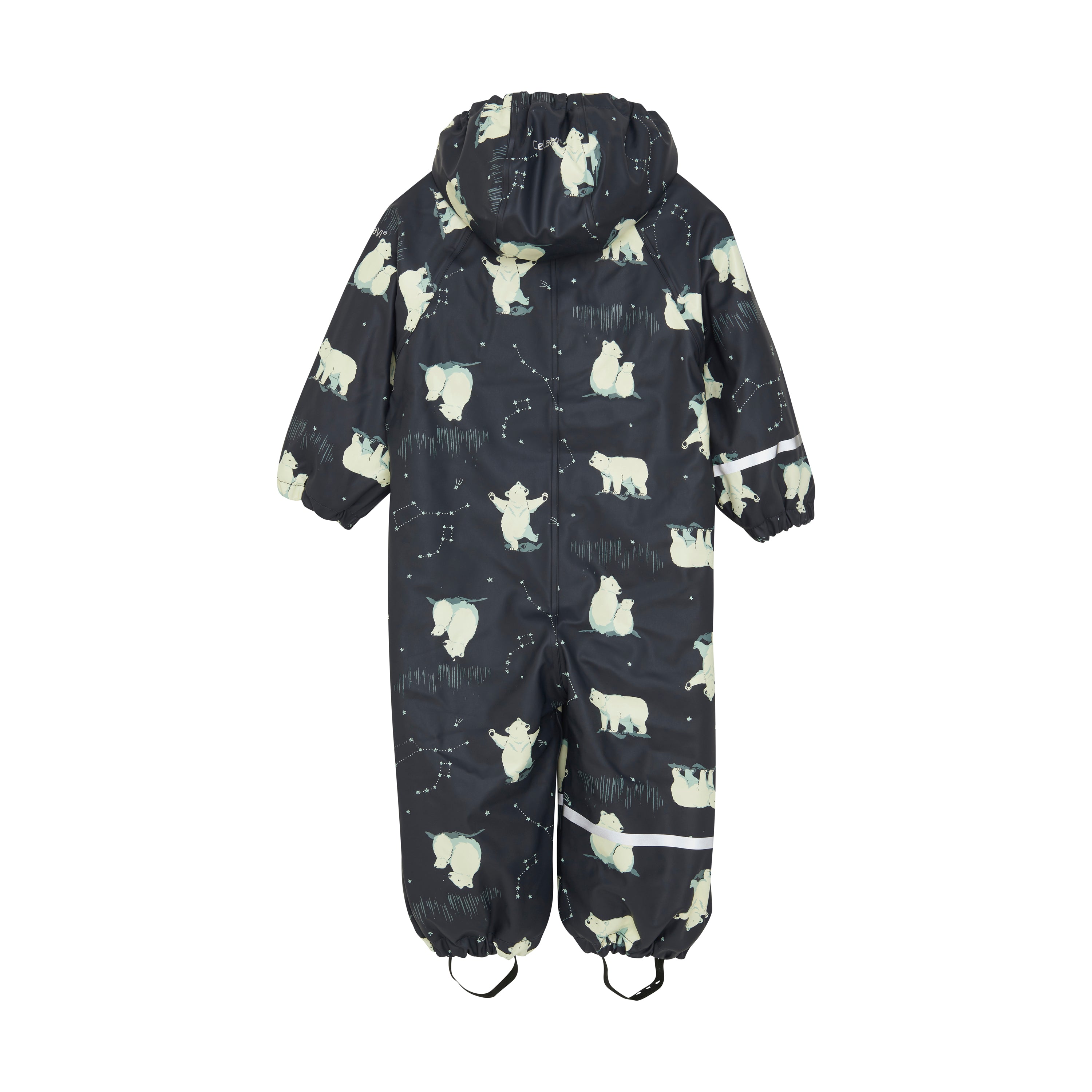 Regenanzug mit Fleece navyblue - nila kids
