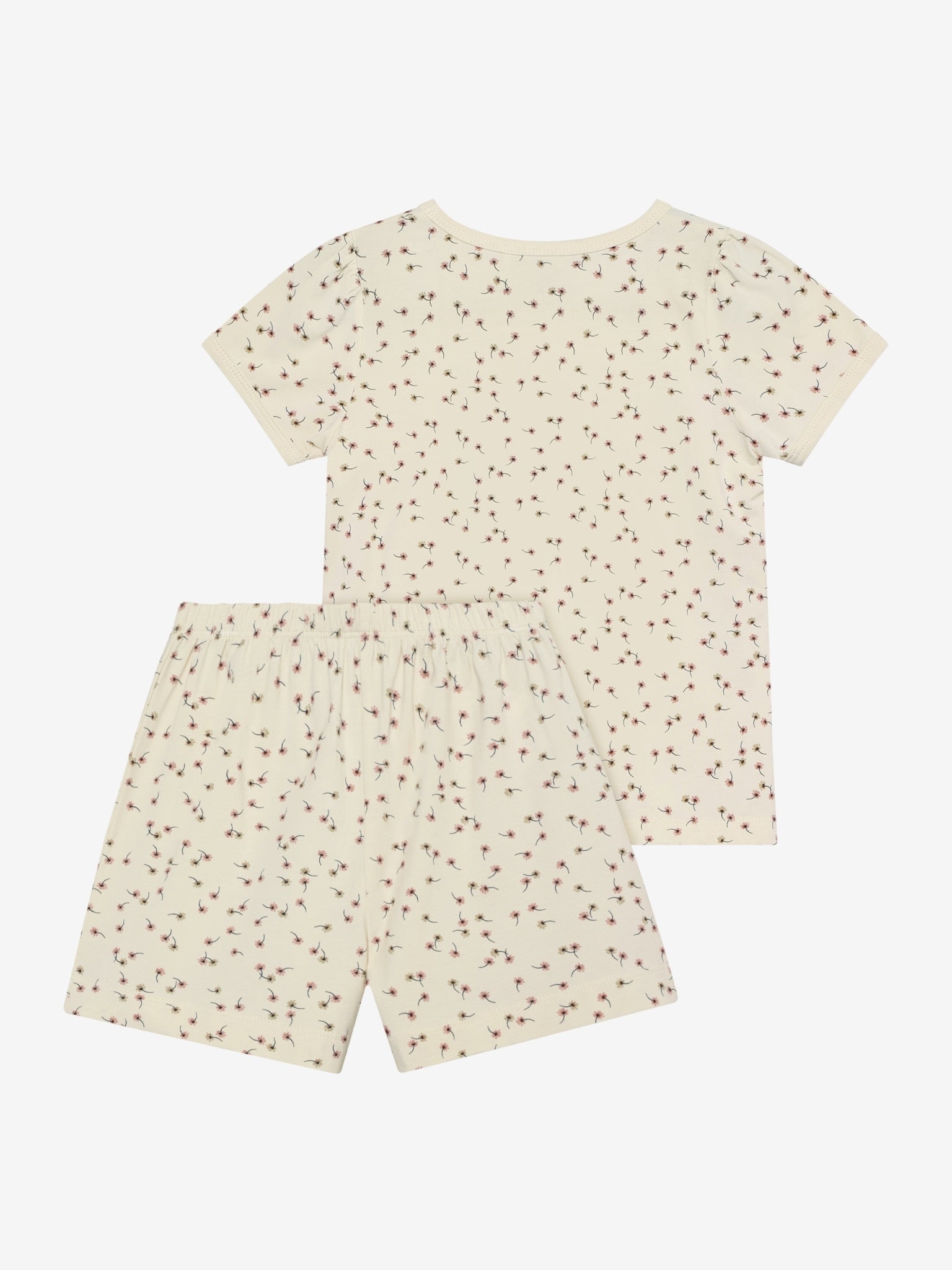 Summer Pyjamas Set Blumenmuster aus Bambus - nila kids