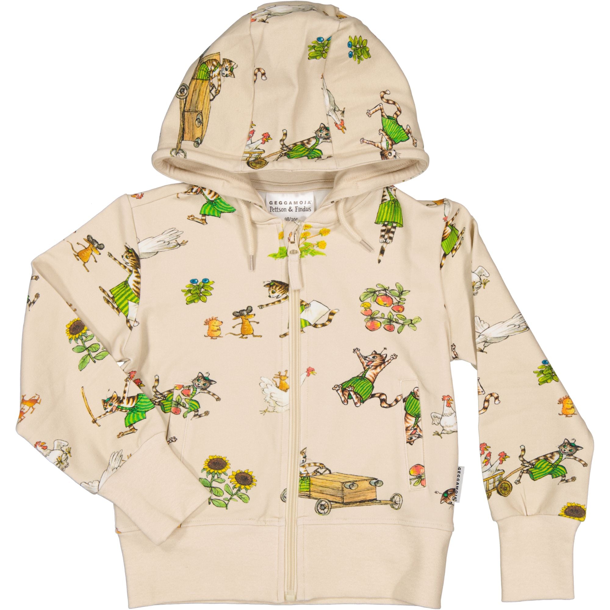 College Hoodie Pettersson & Findus Beige