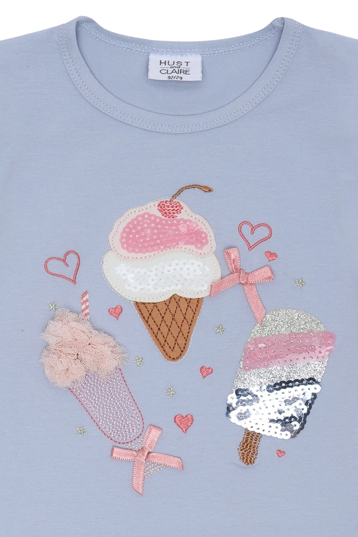 HCAlma Ice cream T-Shirt Zen blue - nila kids