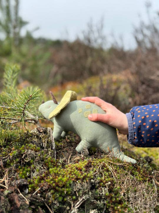Trike Dinosaurier-Spielzeug aus Leinen für Kinder - nila kids