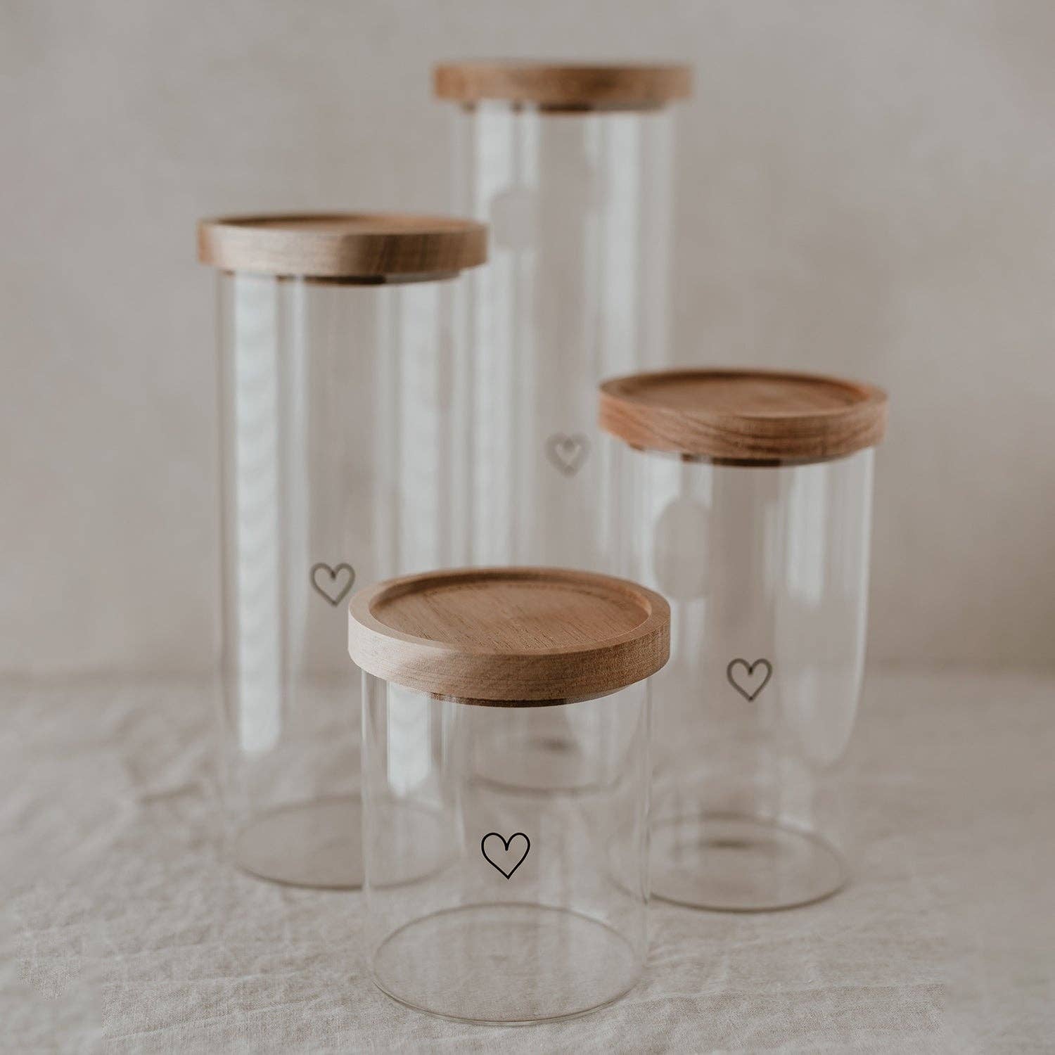 Vorratsglas Herz 25cm - nila kids