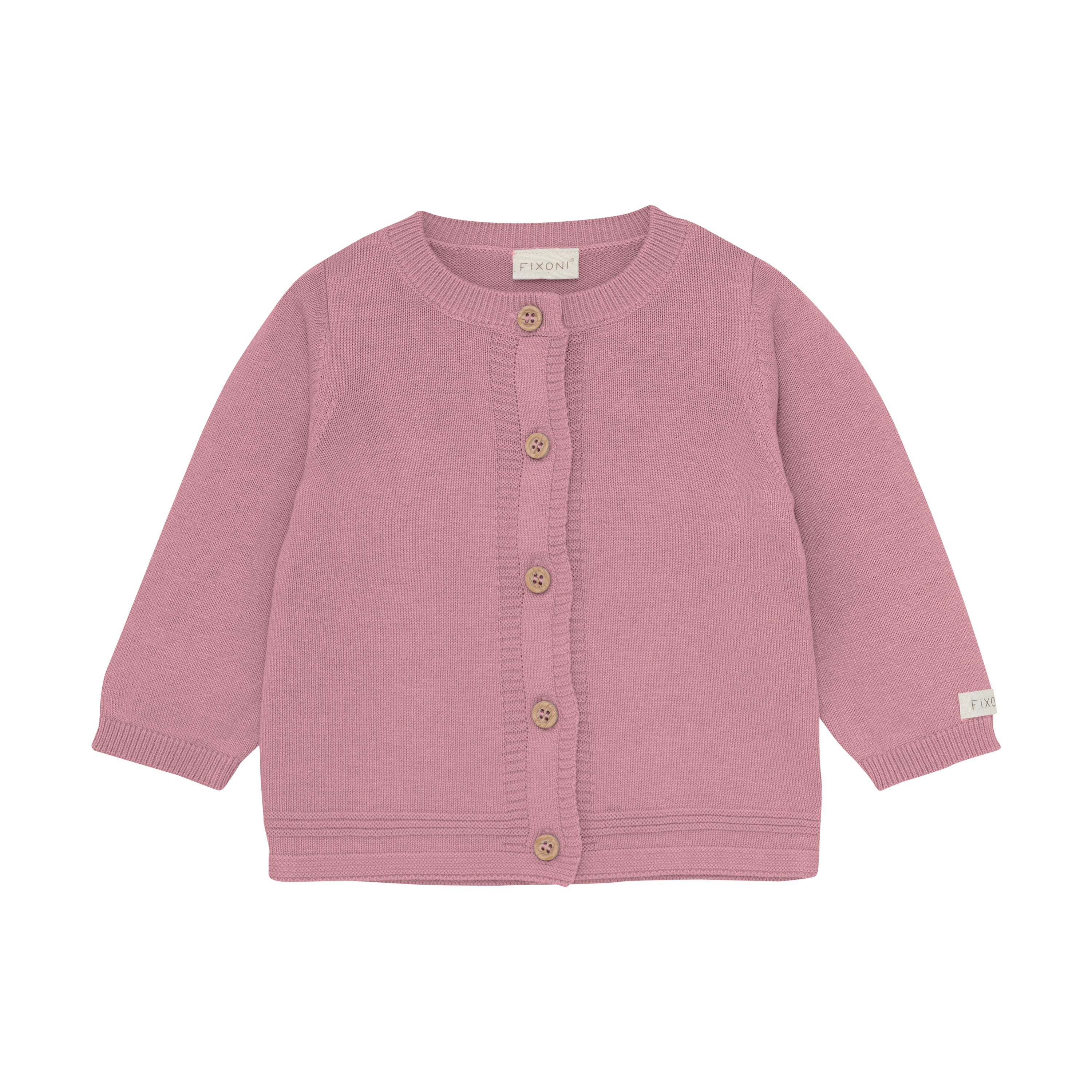 Cardigan gestrickt zartrosa