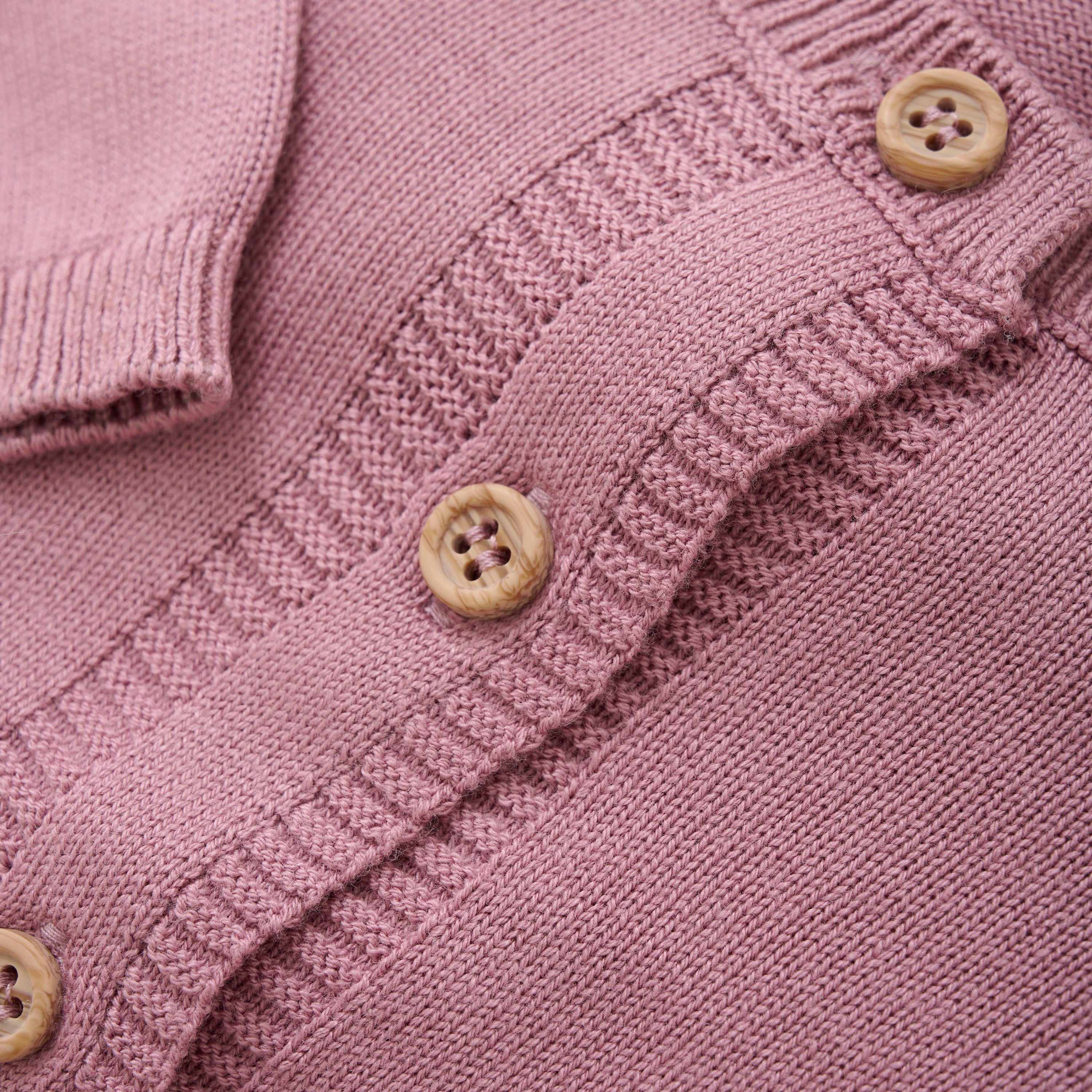 Cardigan gestrickt zartrosa