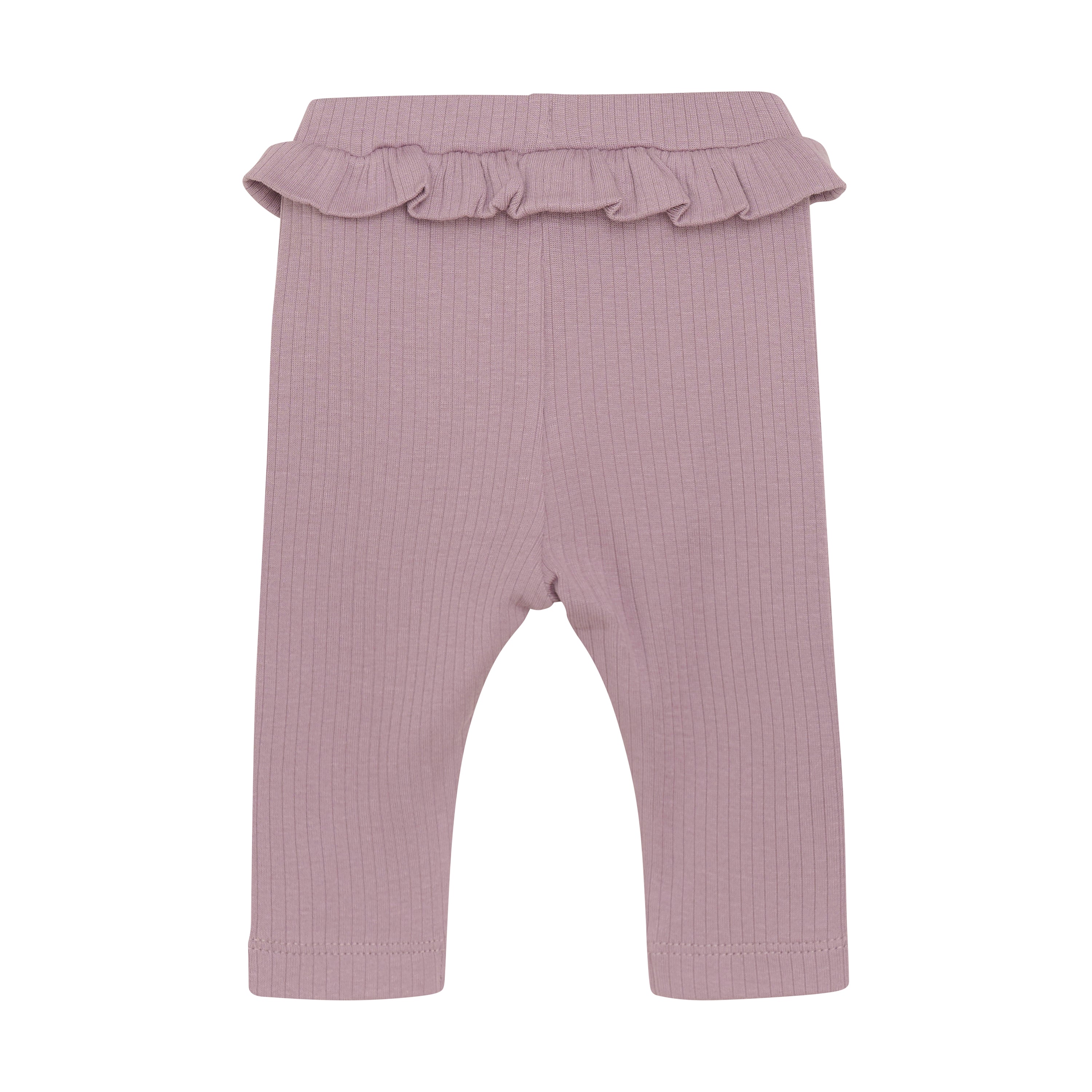 Baby-Leggings mit Rüsche – lila