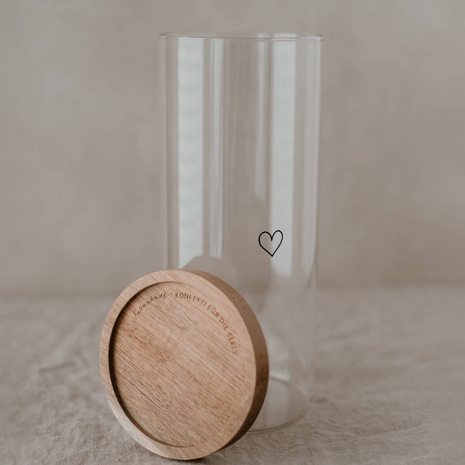 Vorratsglas Herz 25cm - nila kids