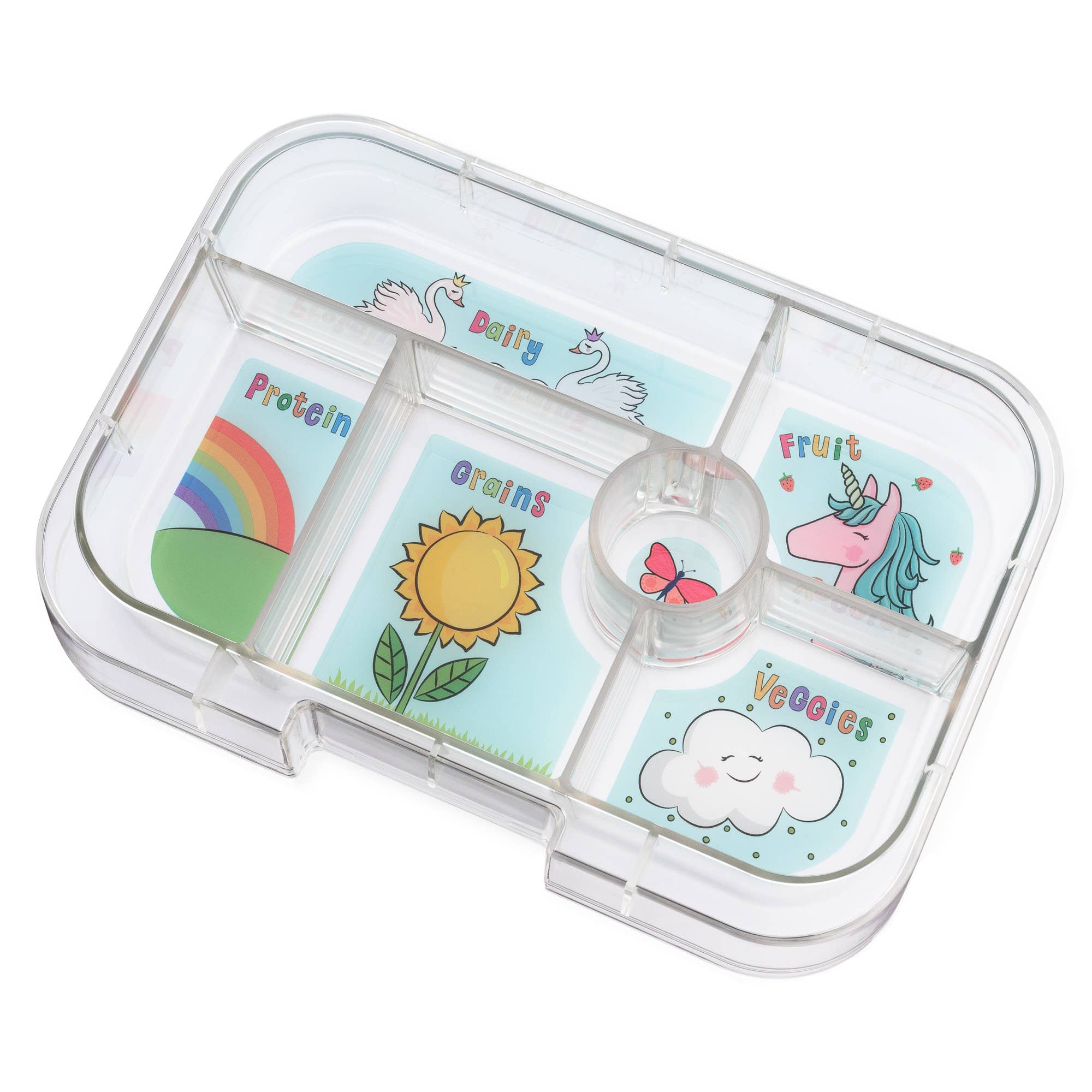 Auslaufsichere Bento Brotdose für Kinder – Power Pink Einhorn - nila kids