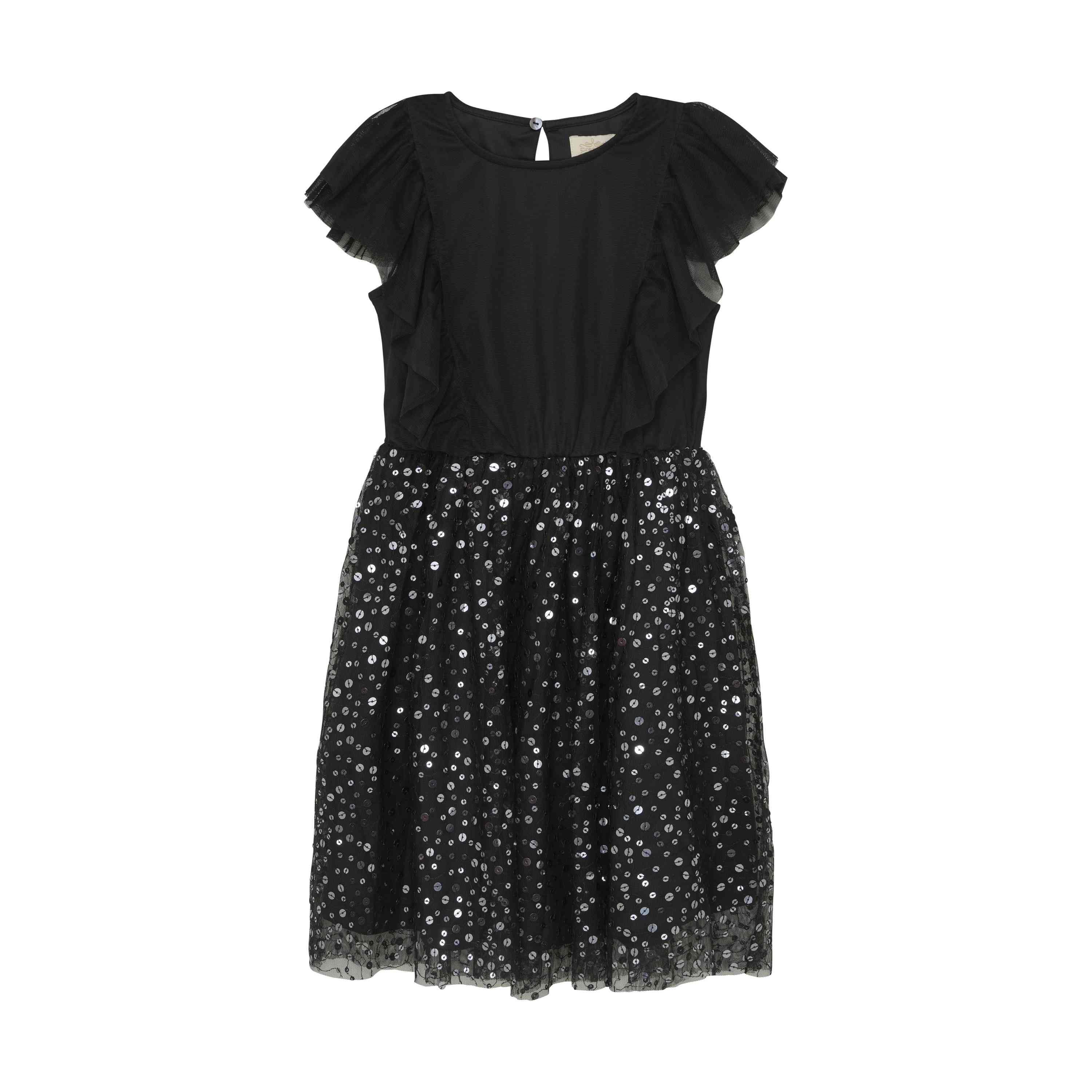 Meshkleid schwarz