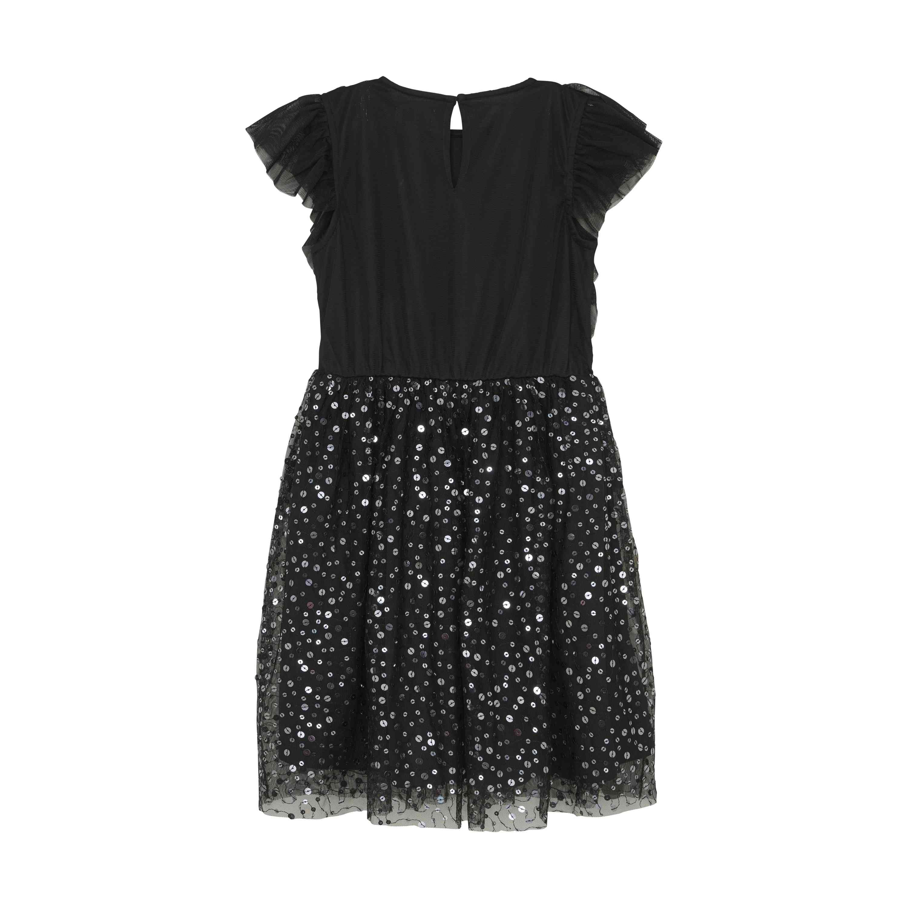 Meshkleid schwarz