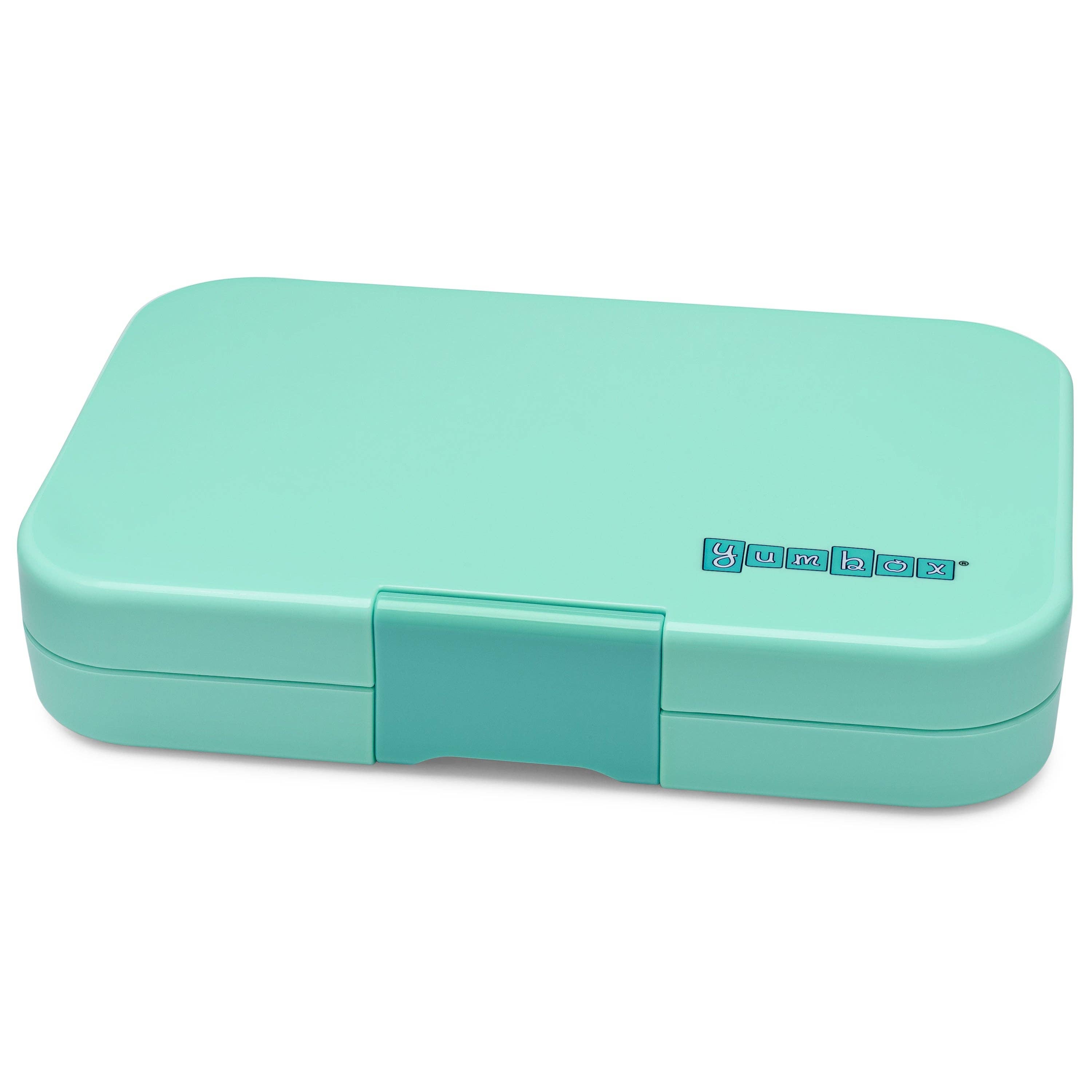 Auslaufsichere Bento-Box Tapas mit 5 Fächern und transparentem Bali Aqua – extra gross - nila kids