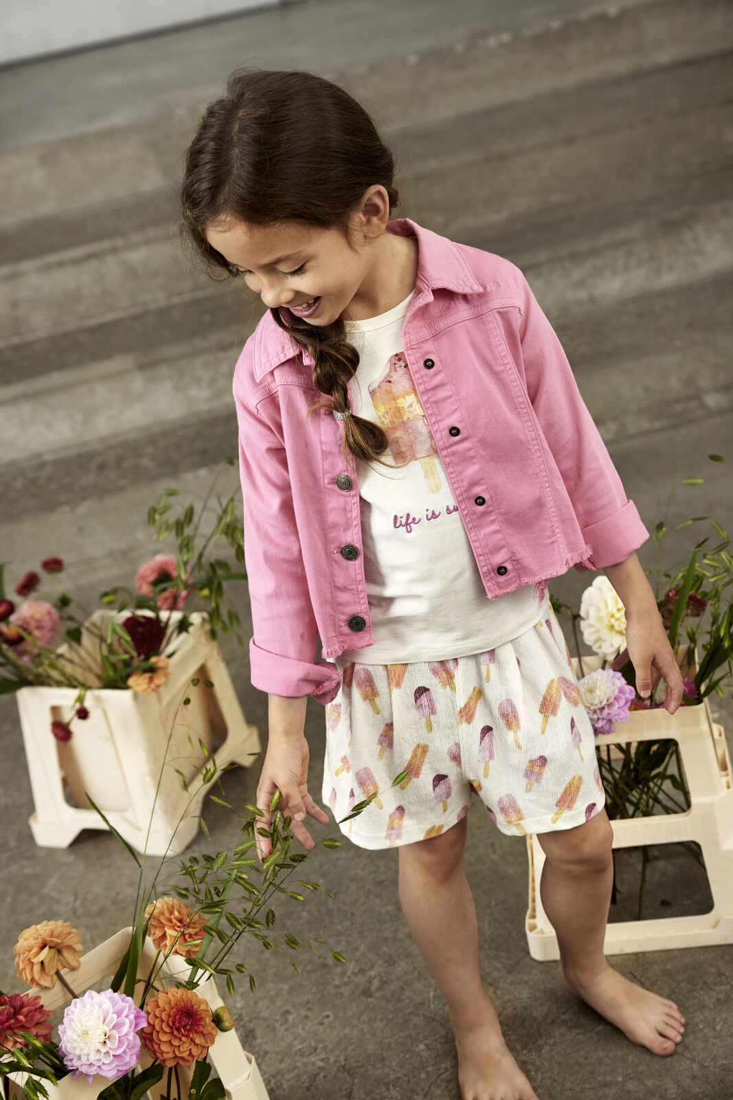 T-Shirt mit Eis-Print - nila kids