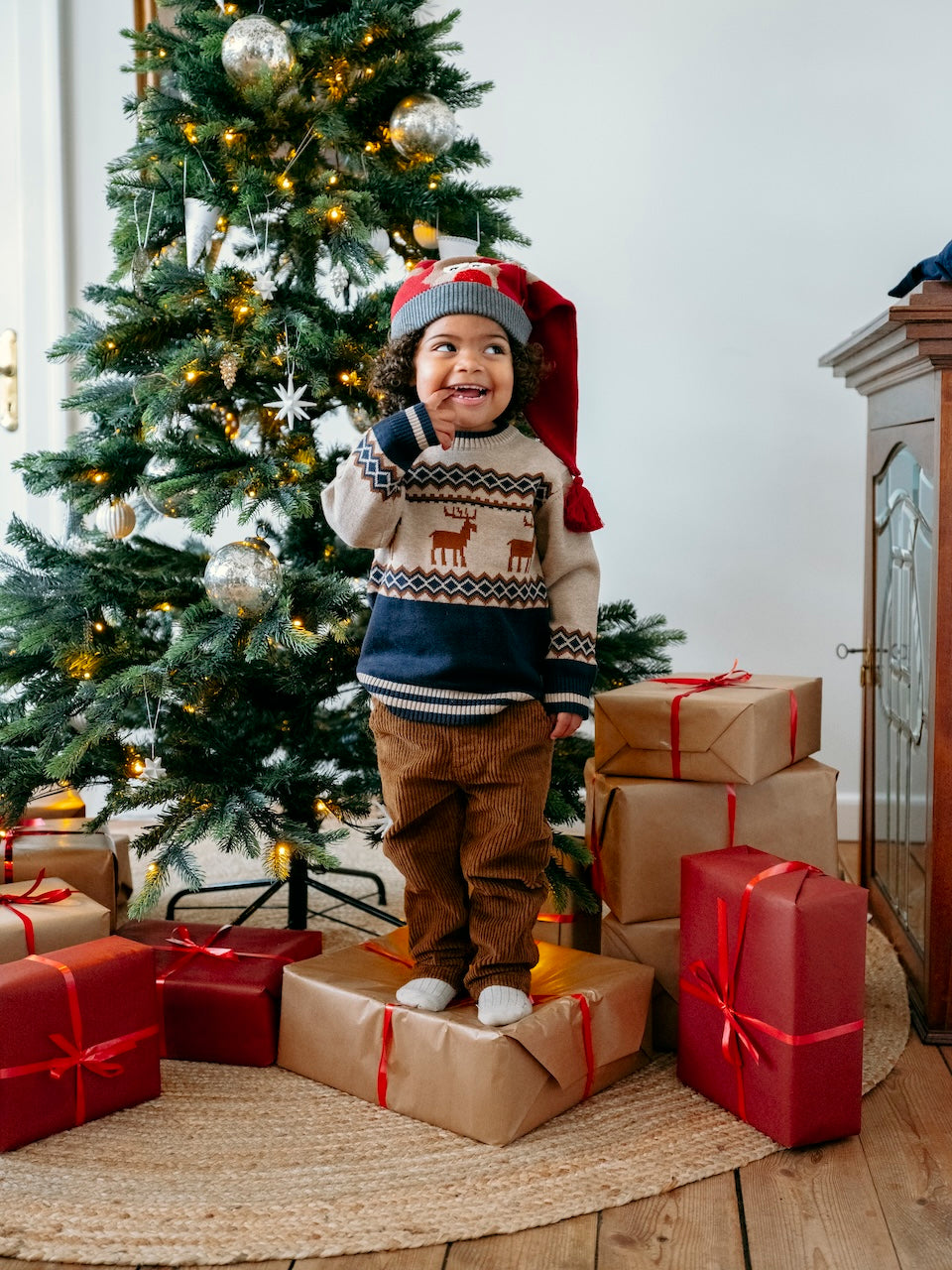 HCFifi - Weihnachtsmütze Rentier - nila kids