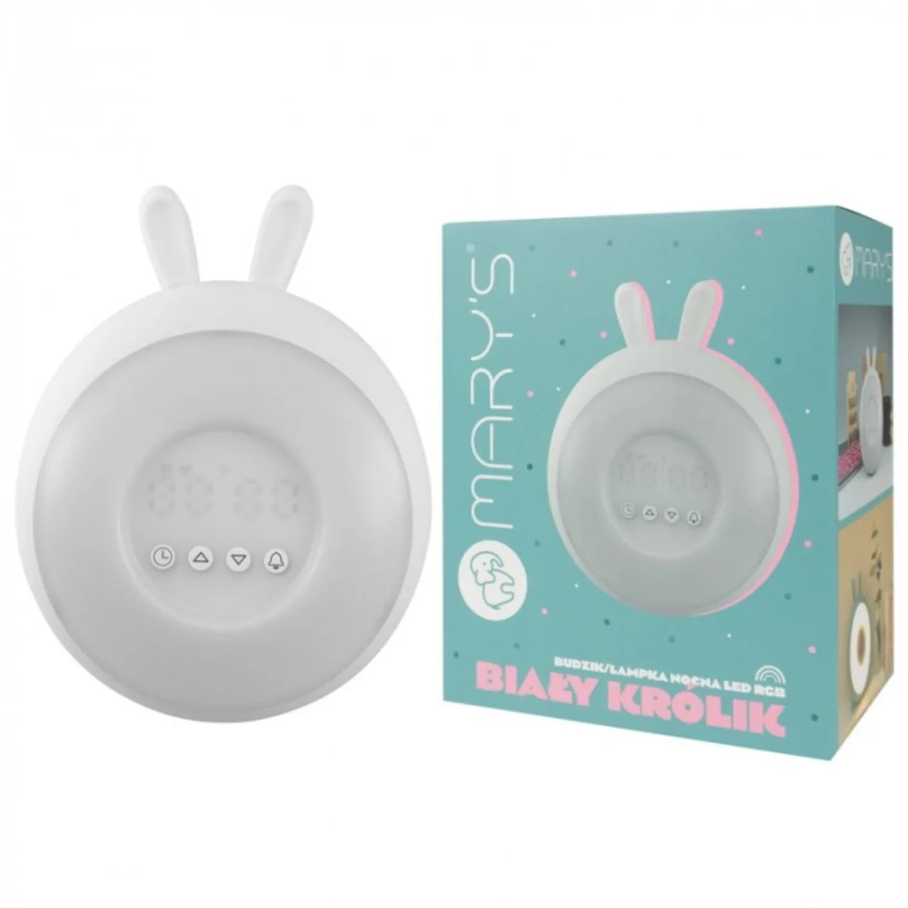 Wecker und LED Lampe Hase - nila kids