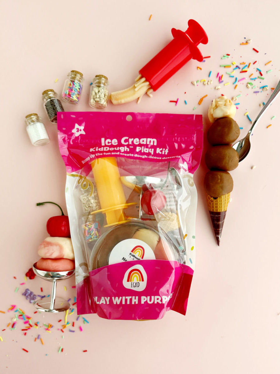 Eiscreme (Neapolitanisch) KidDough Spielset - nila kids