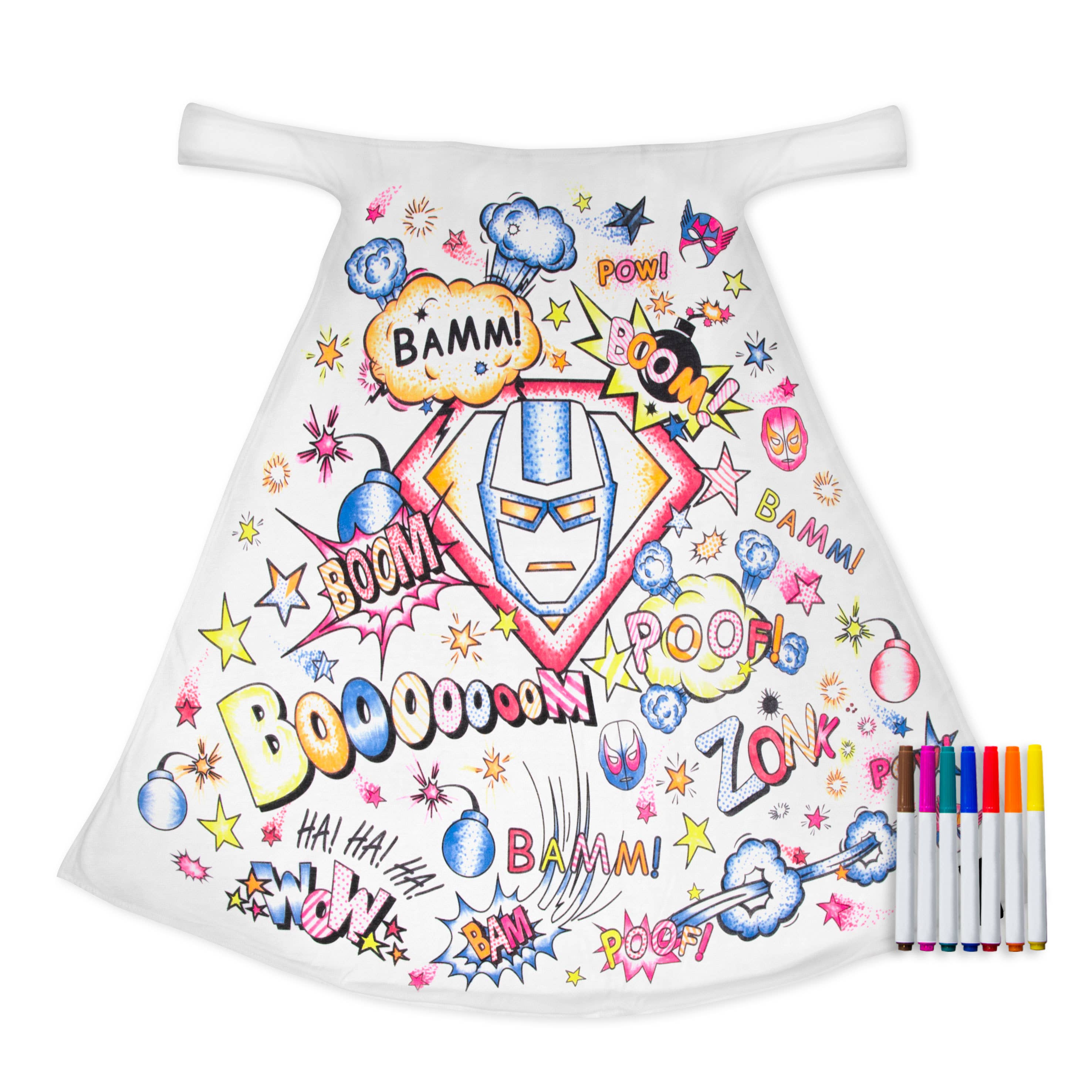 Superhelden-Cape zum ausmalen - nila kids