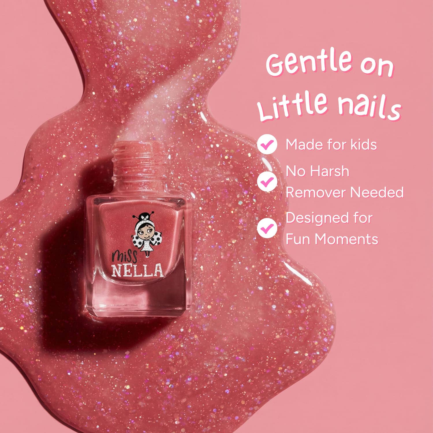 Miss Nella Kinderlack zum Abziehen – geruchloser Nagellack - nila kids