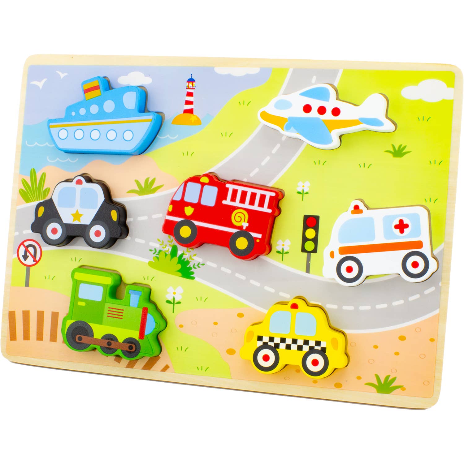 Holzpuzzle Fahrzeuge - nila kids