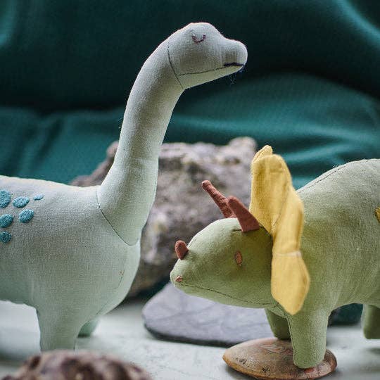 Trike Dinosaurier-Spielzeug aus Leinen für Kinder - nila kids