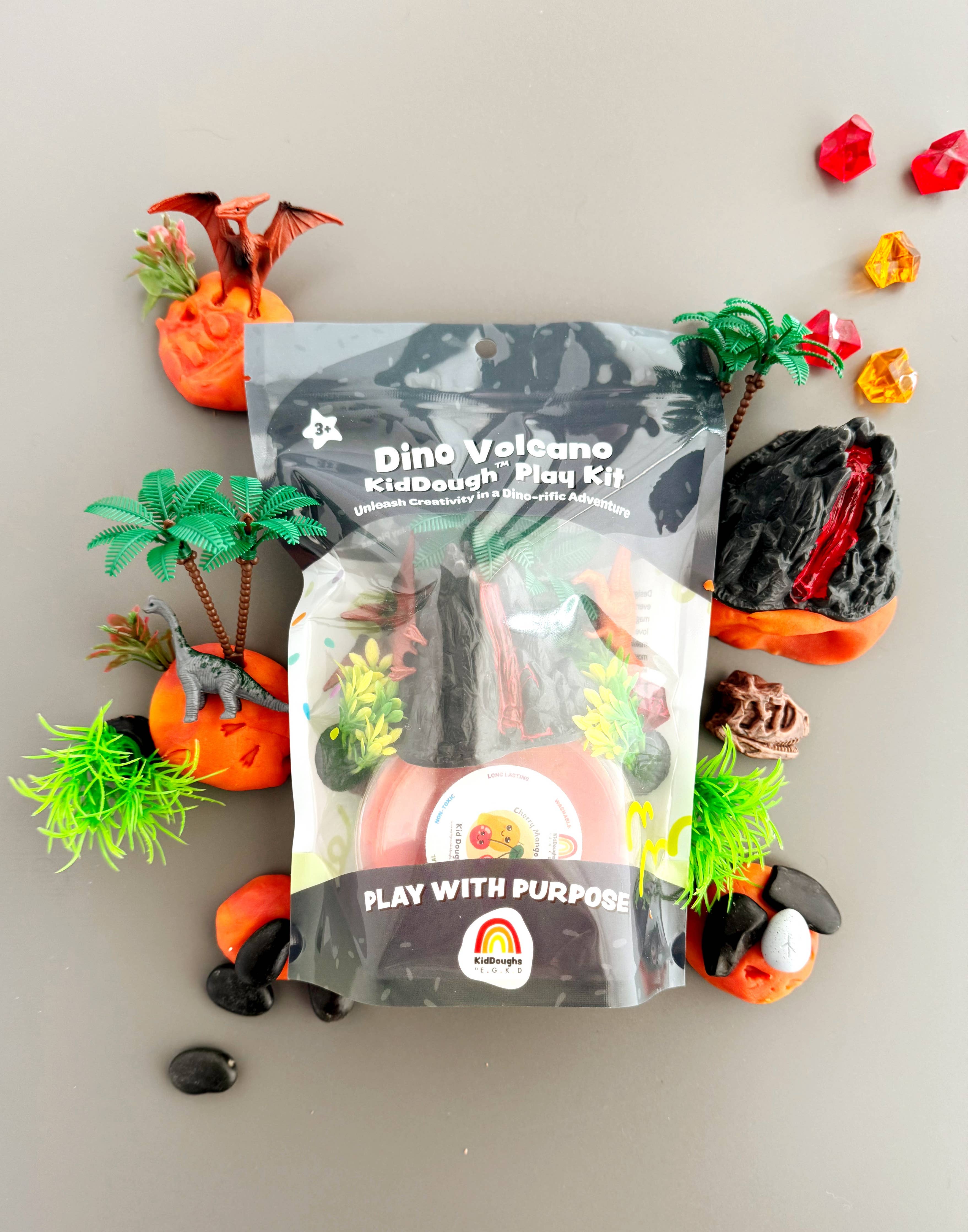 Dino Vulkan KidDough Spielset - nila kids