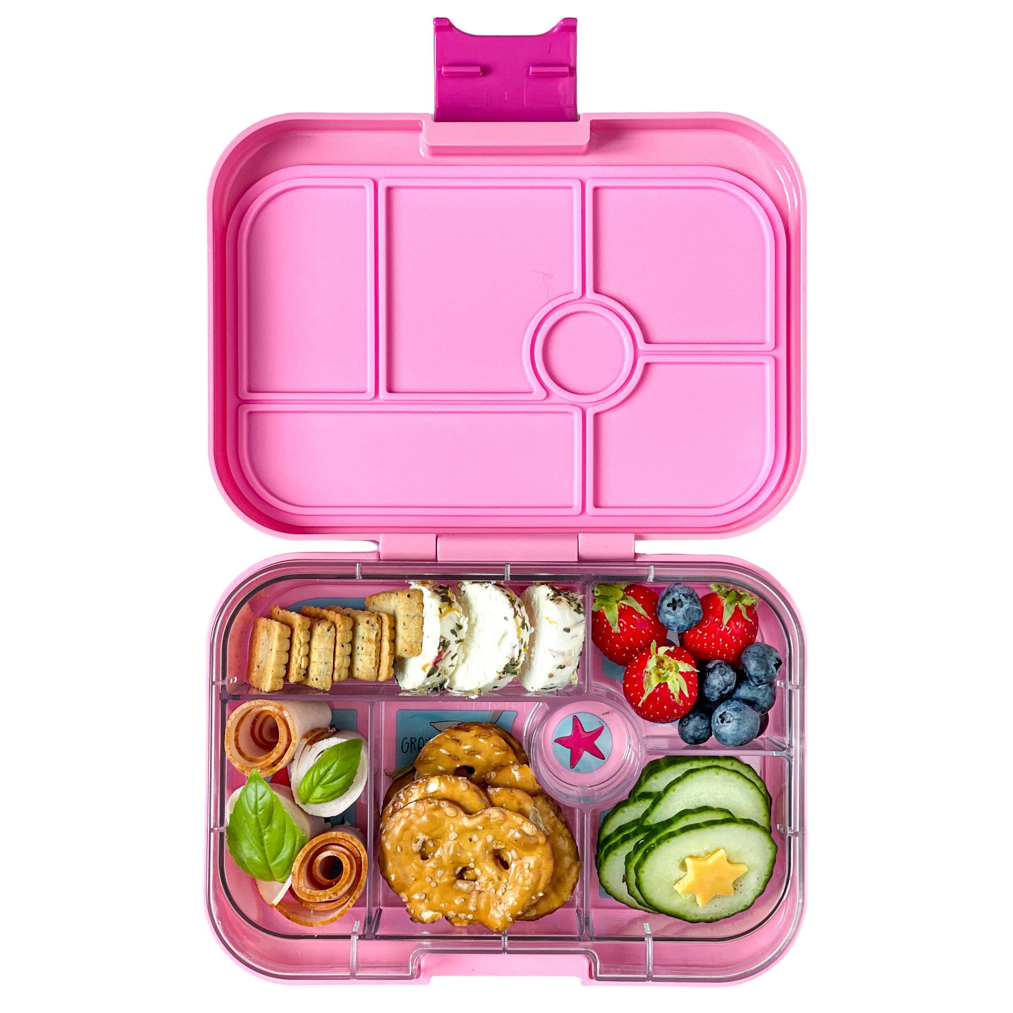 Auslaufsichere Bento Brotdose für Kinder – Power Pink Einhorn - nila kids