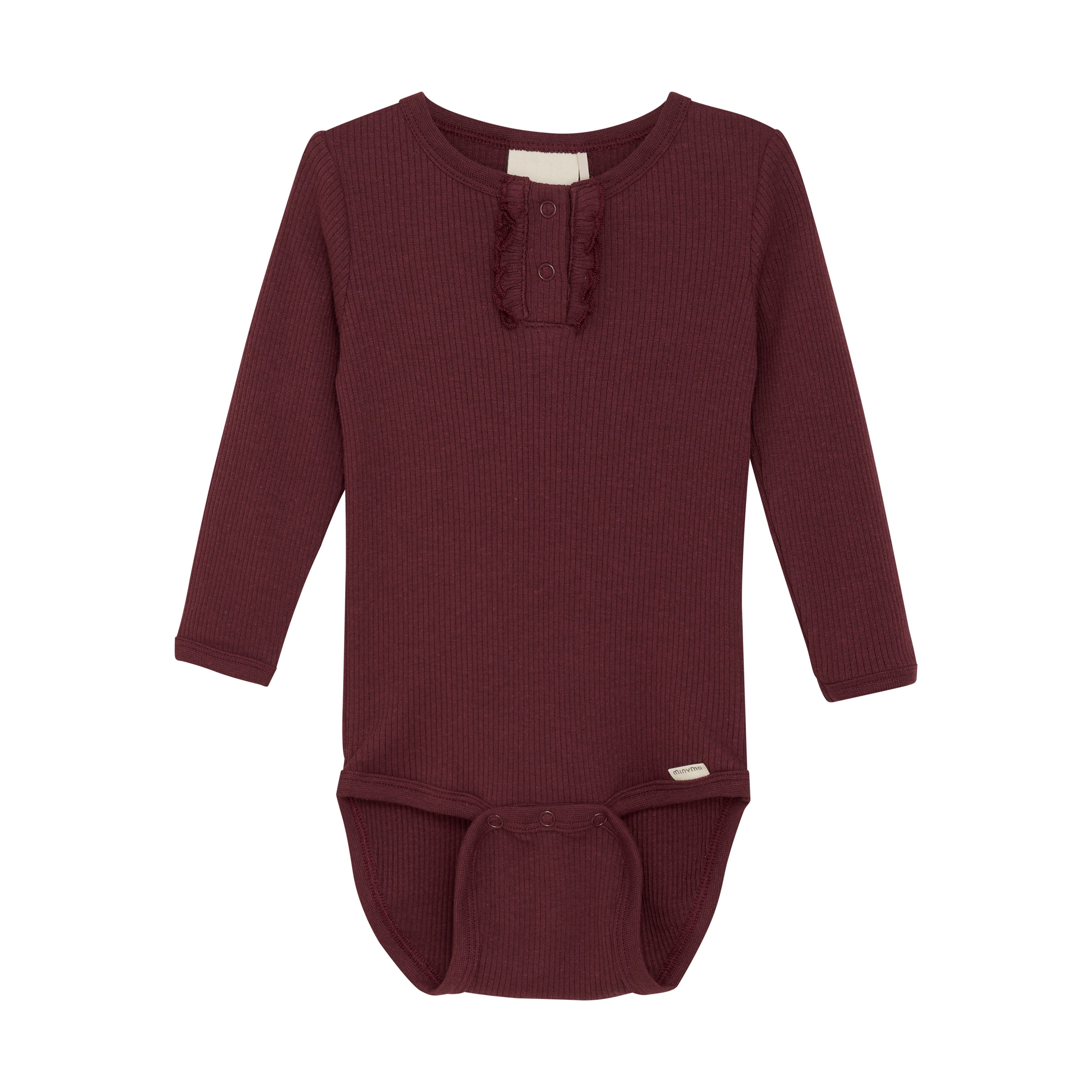 Body langarm Tencel - tawny port