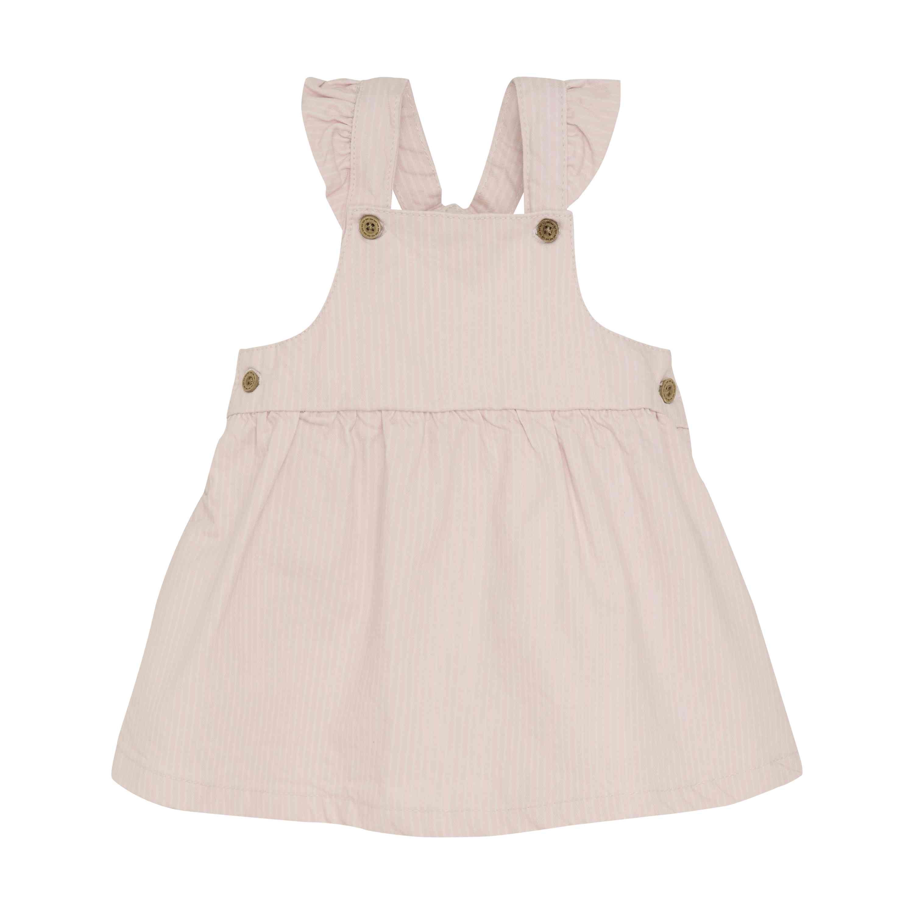 Rosa Overall-Kleid mit Rüschen - nila kids