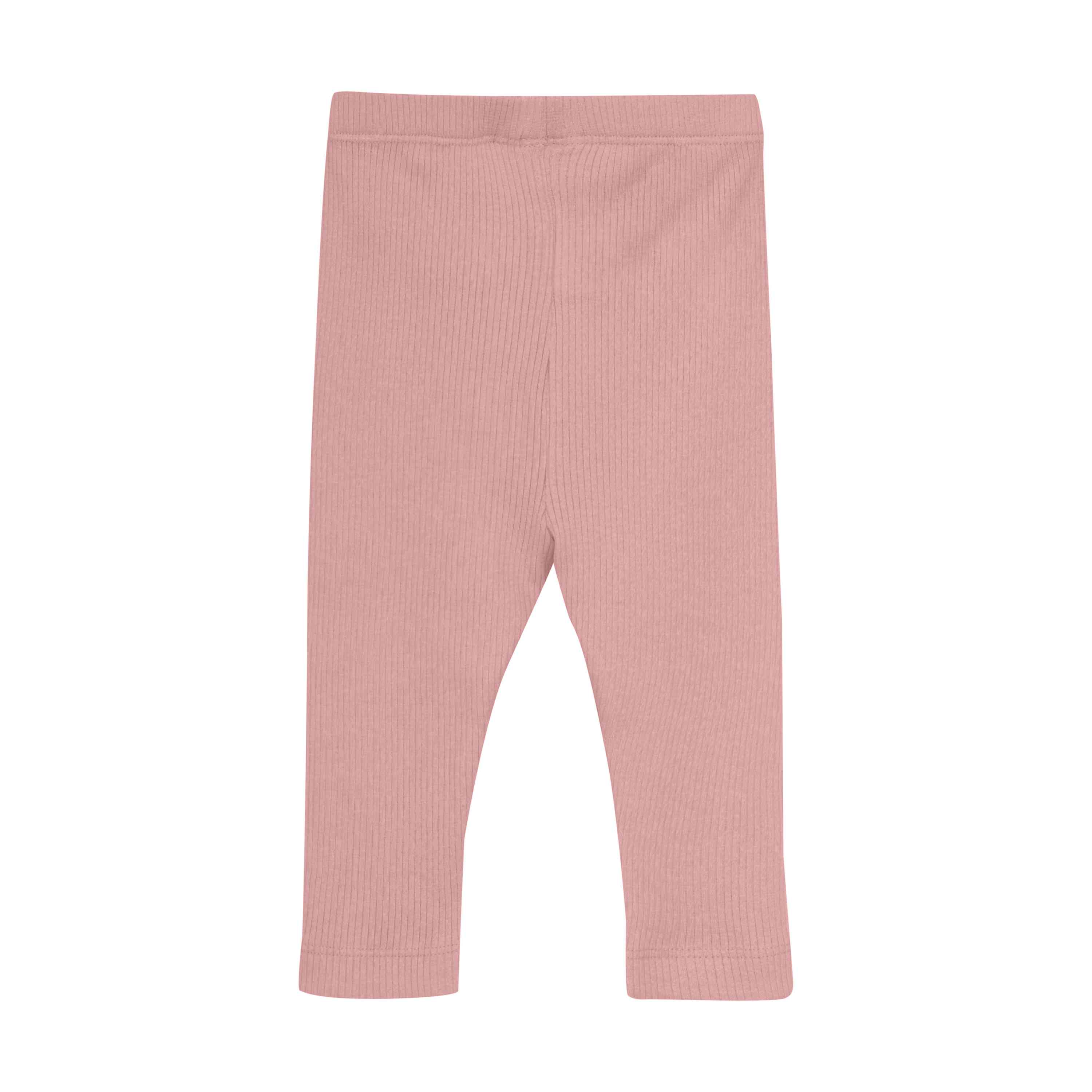 Rib-Leggings rosa - nila kids