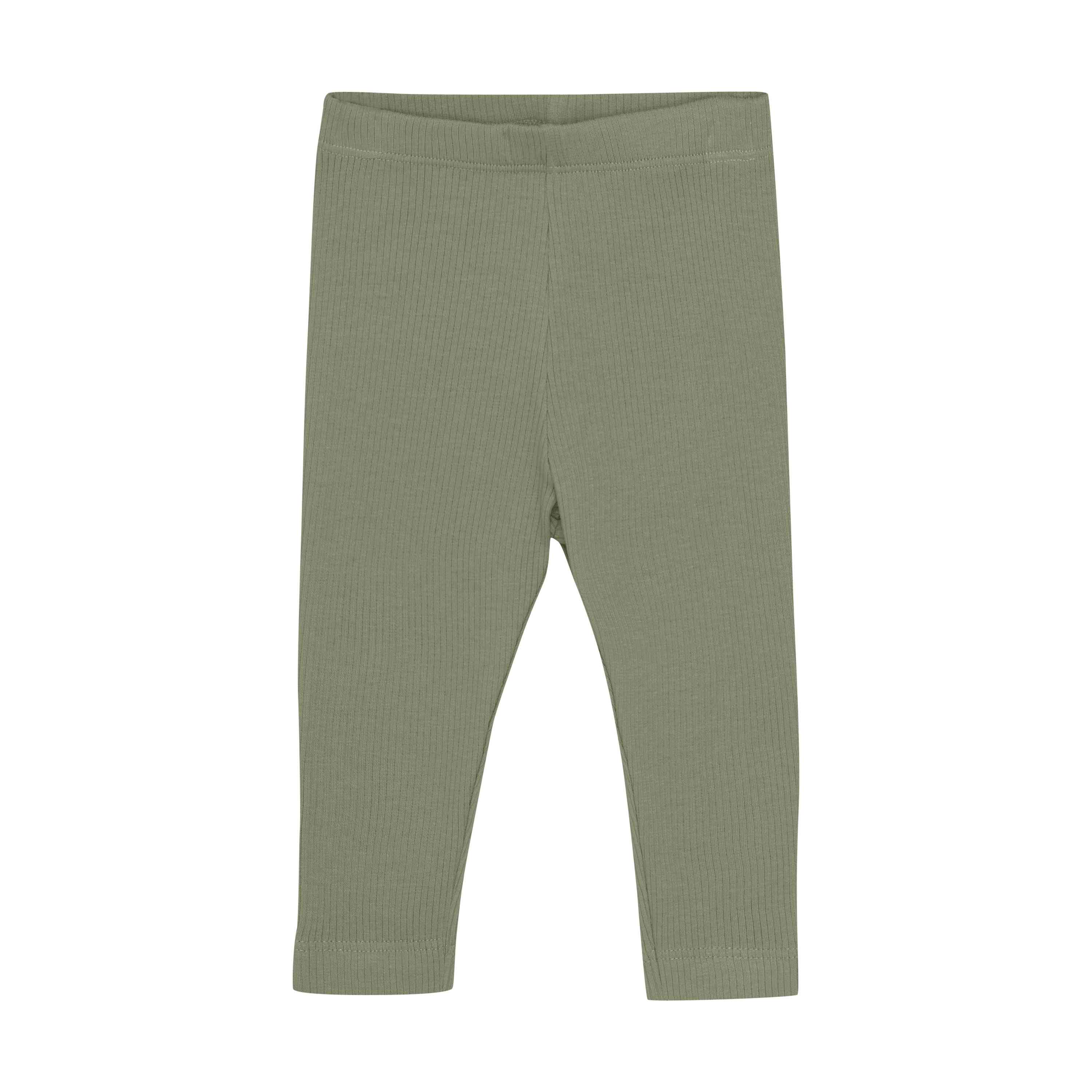 Ripp-Leggings grün