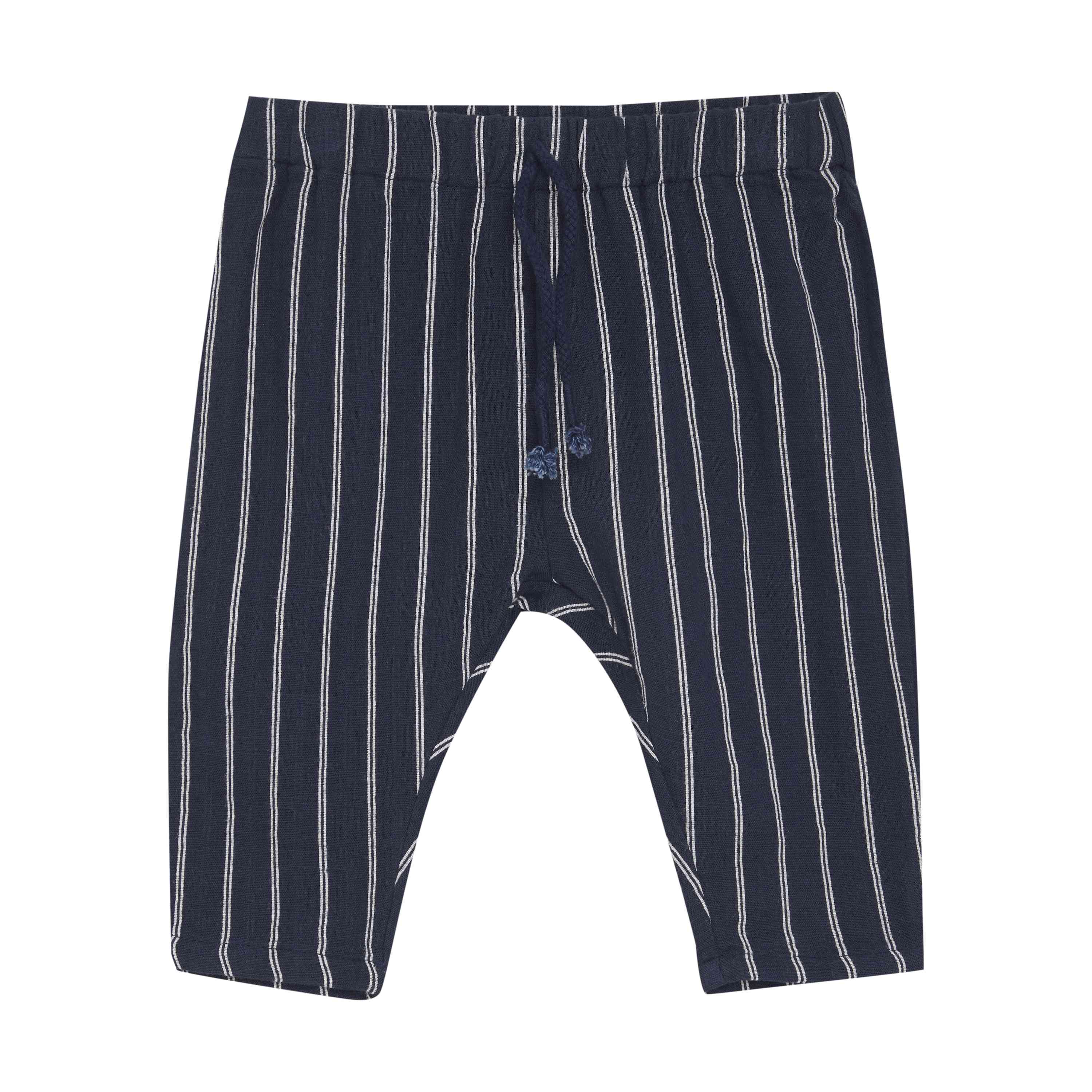 Gestreifte Hose blau