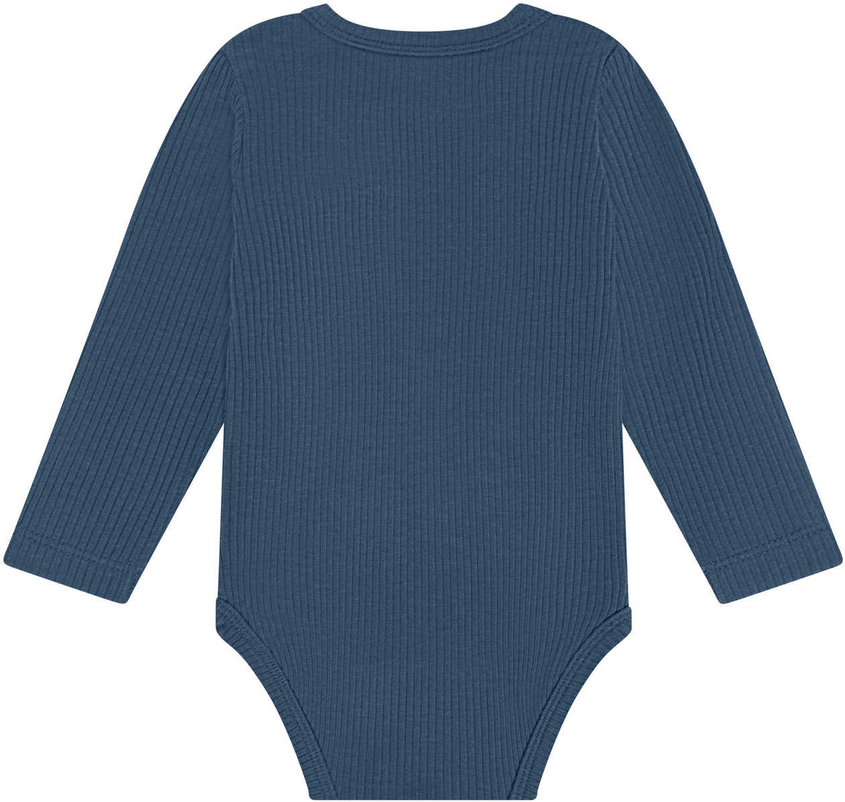 Body Langarm Bambus-Viskose Rippstrick – Midnight Navy - nila kids
