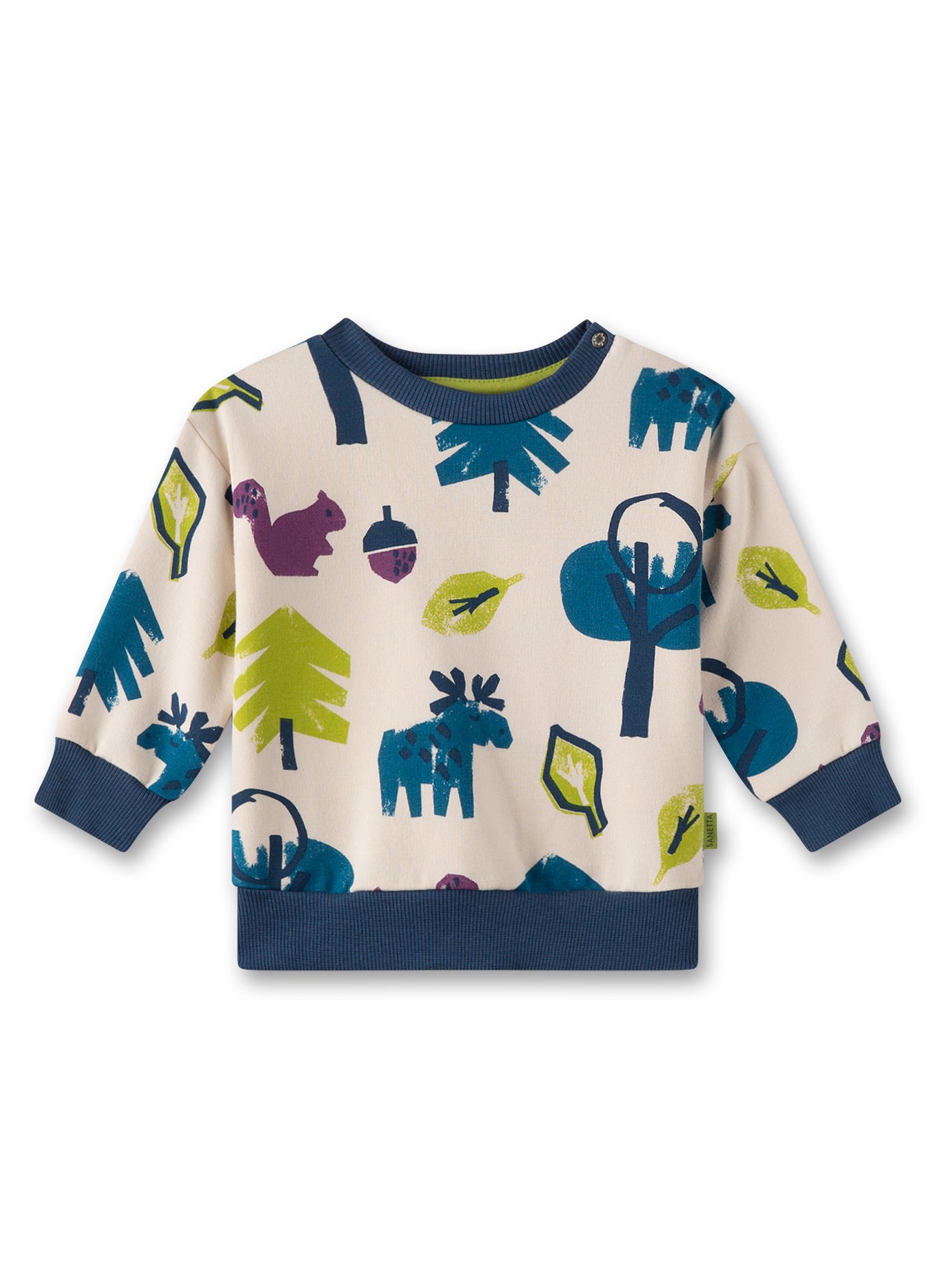 Sweatshirt Elch GOTS - nila kids