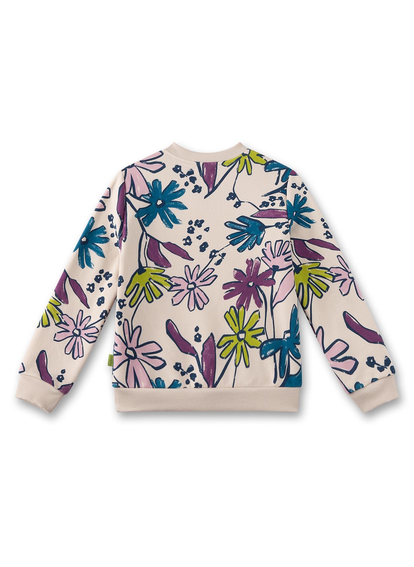Sweatshirt Blumenmuster GOTS - nila kids