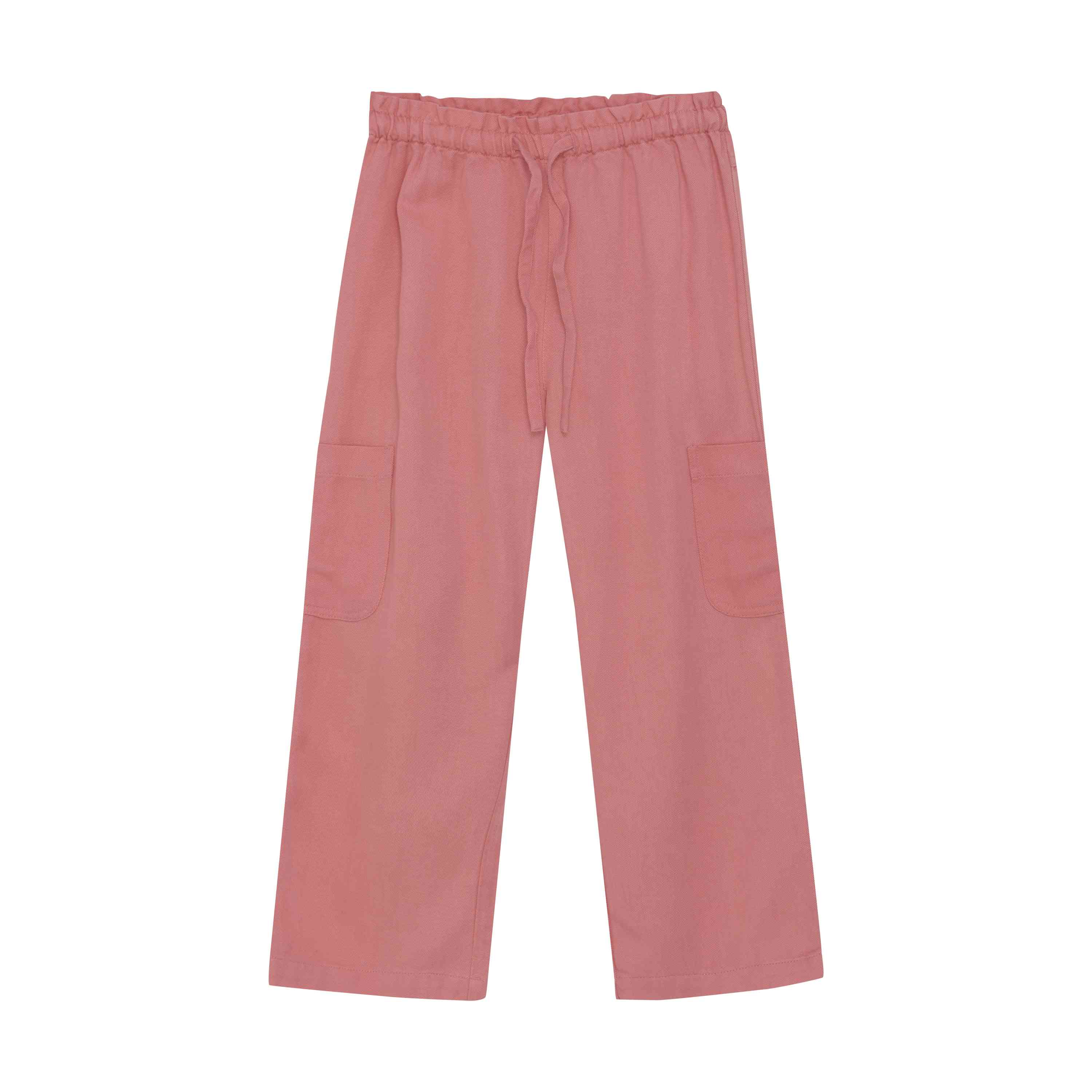 Weite Lyocell-Hose – luftig & lässig in Rosa