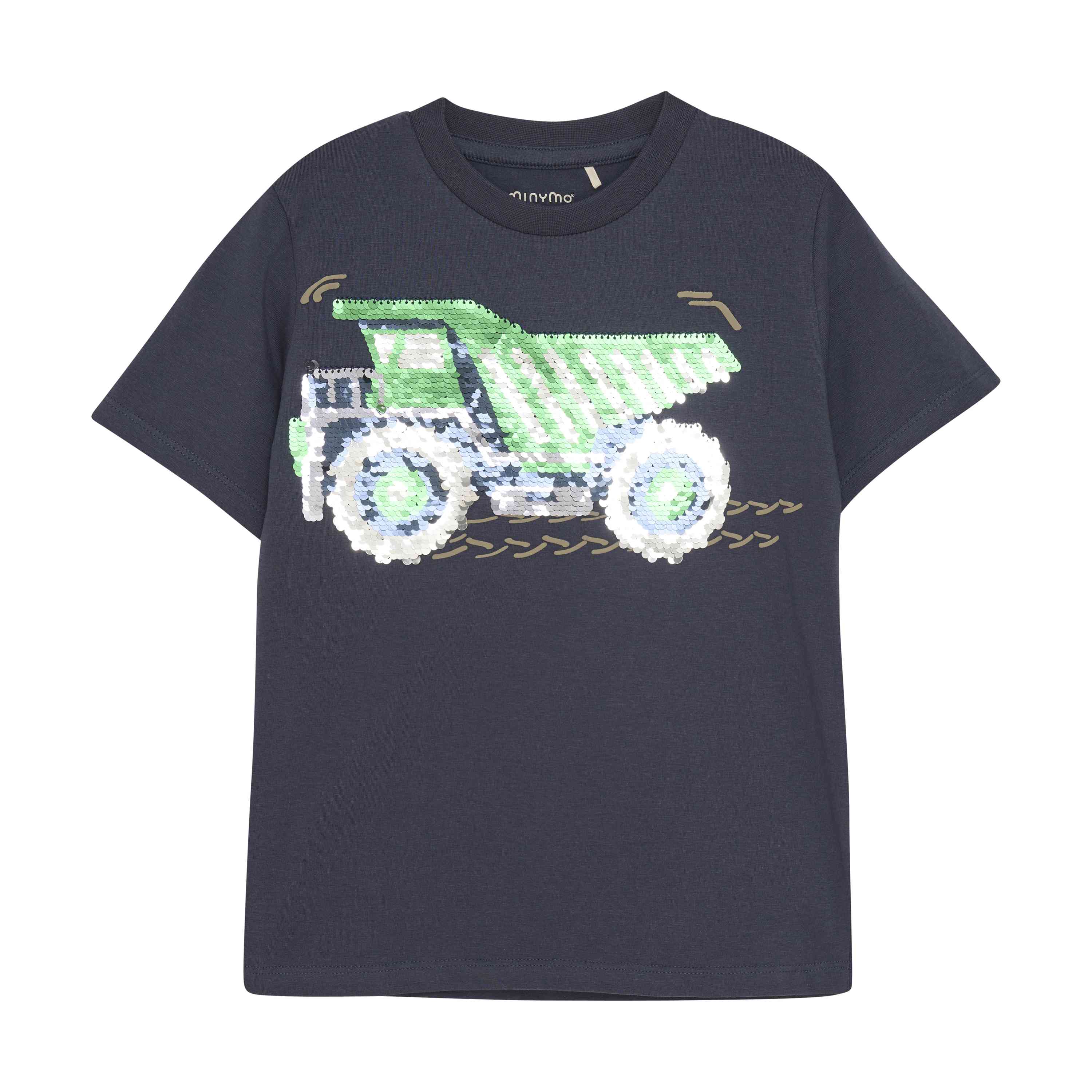 T-Shirt mit Pailletten-Lastwagen - nila kids