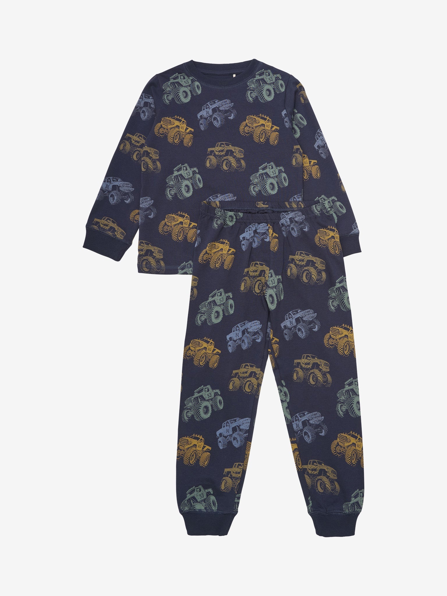 Pyjamas LS Set AOP Monstertruck - nila kids