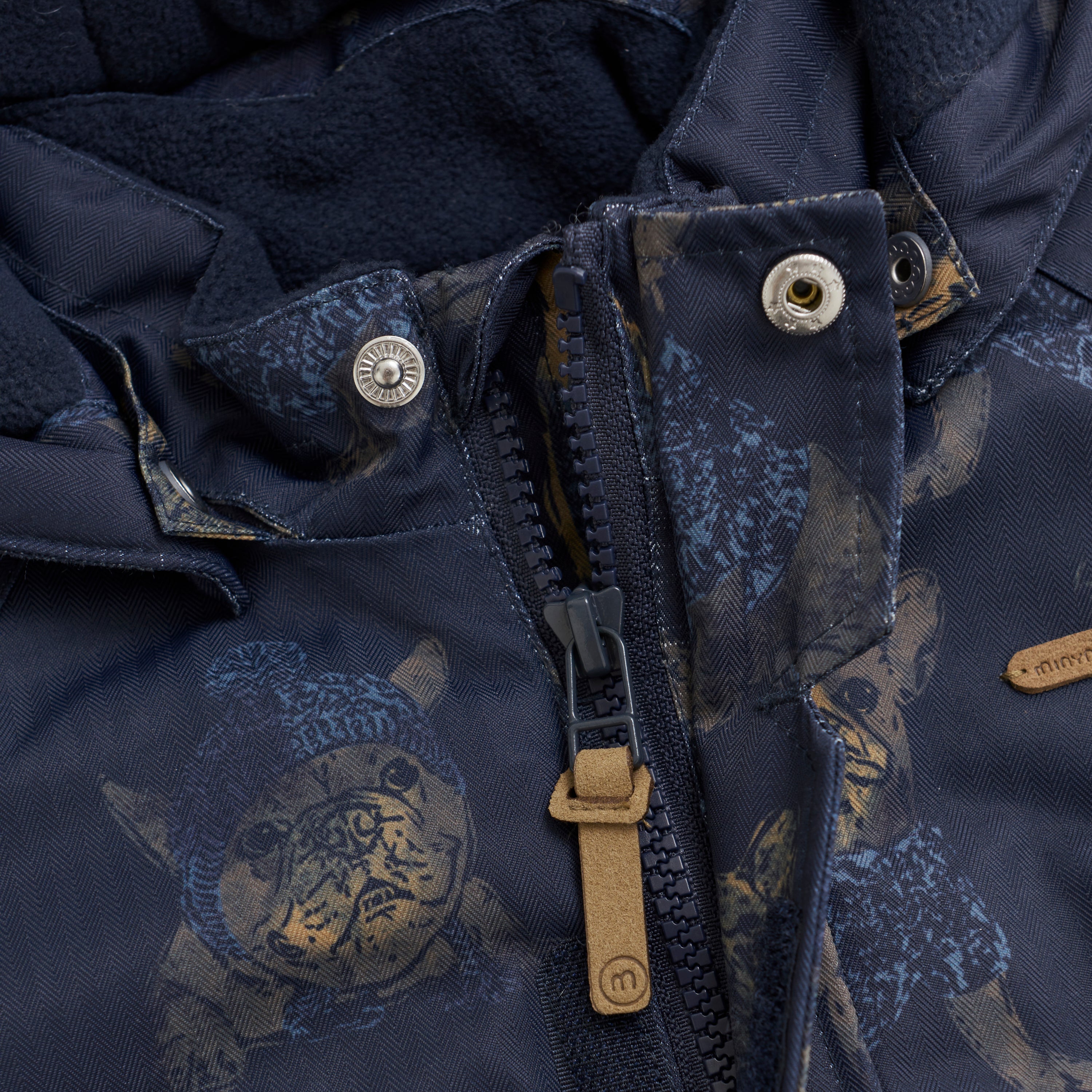 Winterjacke Hunde-Print