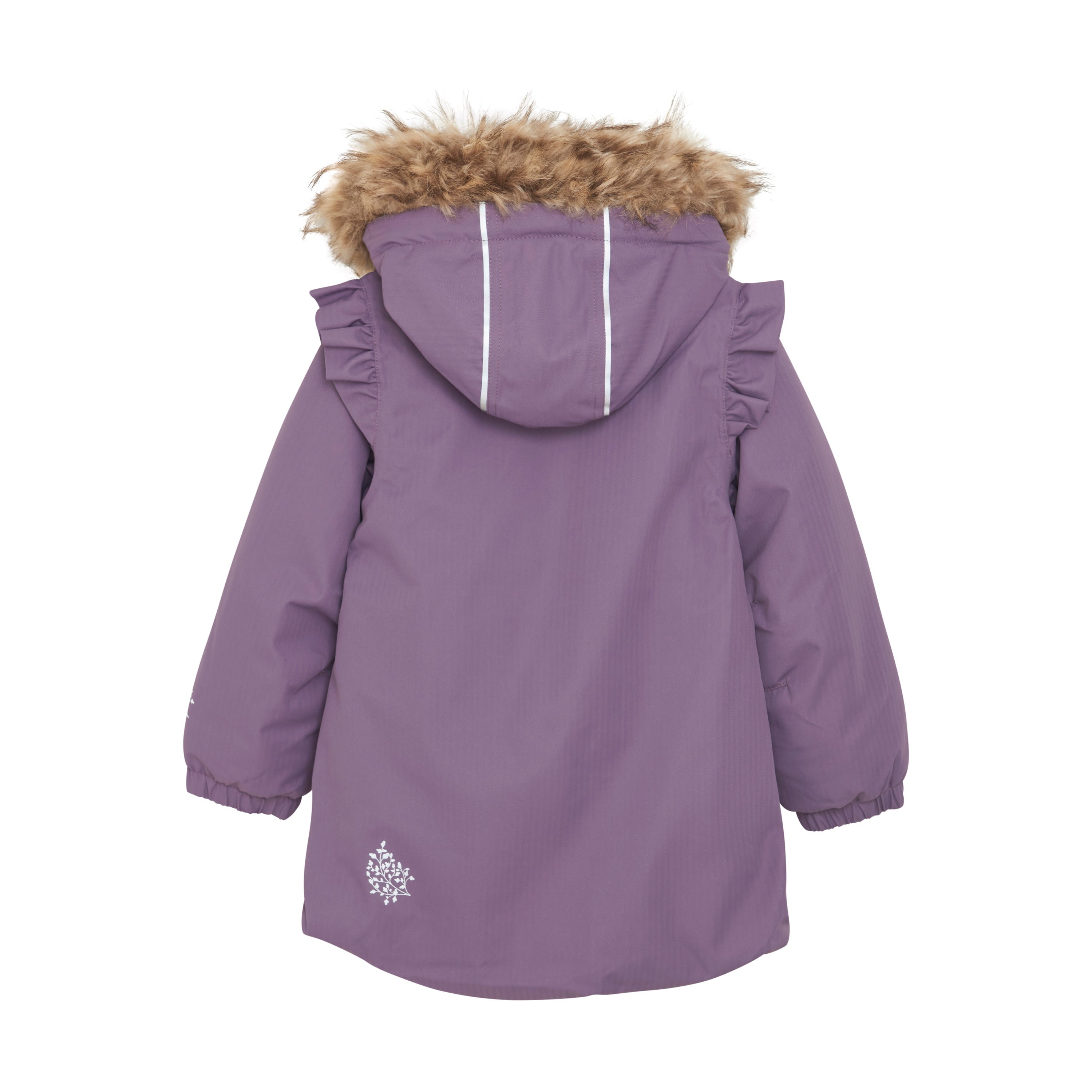 Winterjacke lila
