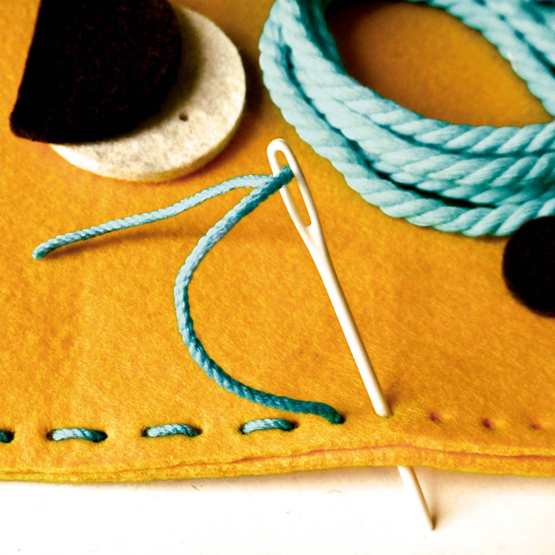 Geschenkset für Kinder zum Basteln einer Tasche: Gelbe Katze - nila kids