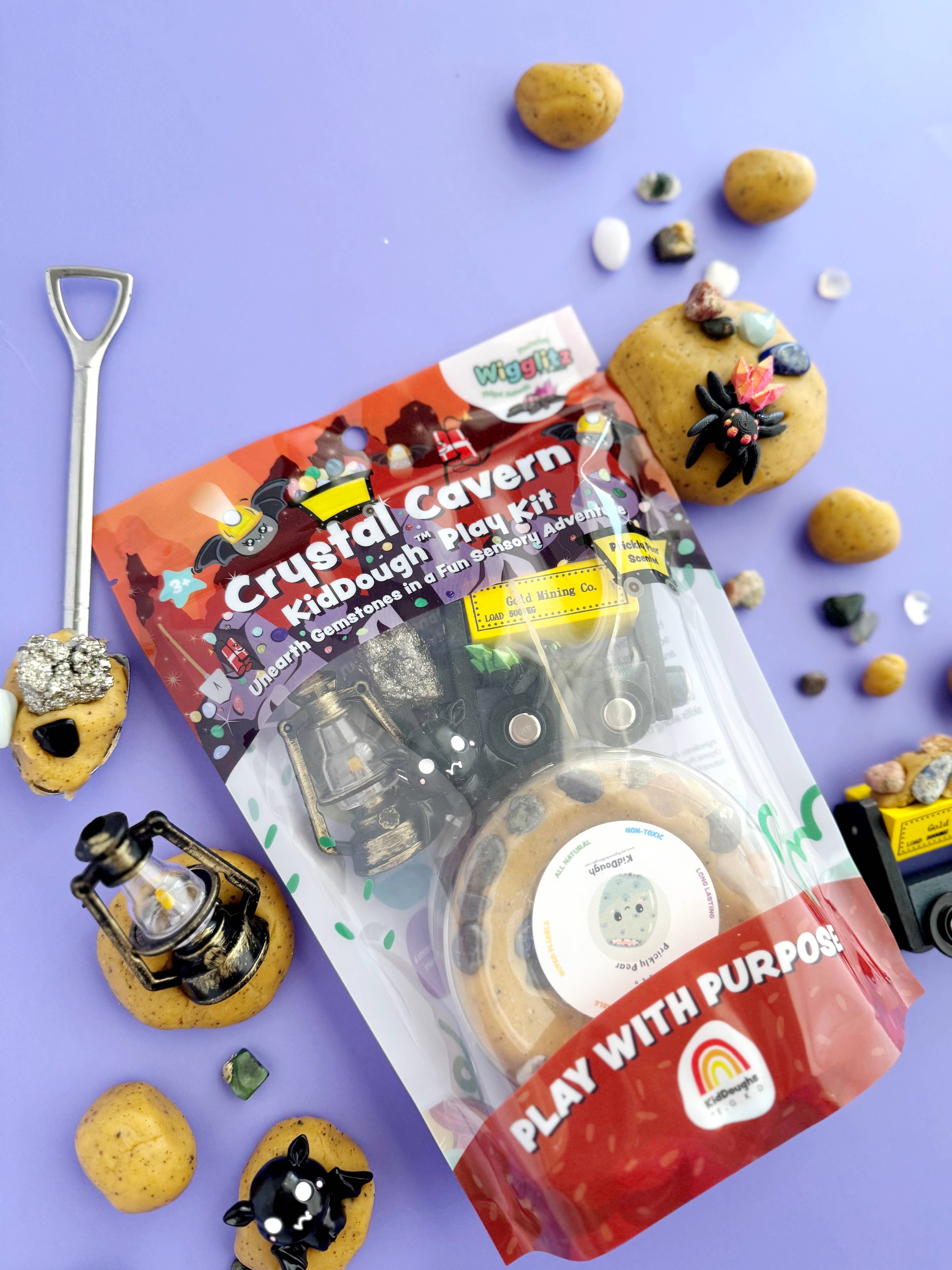 Kristallhöhlen-KidDough-Spielset mit Wigglitz - nila kids