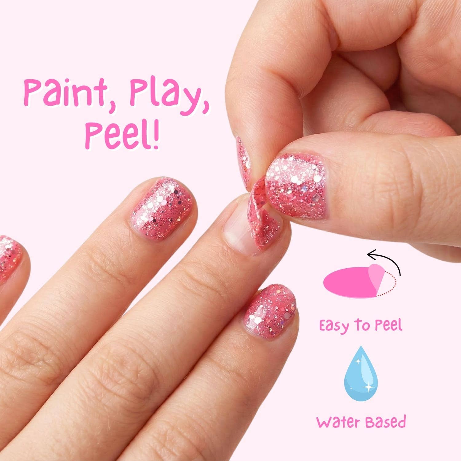 Miss Nella Kinderlack zum Abziehen – geruchloser Nagellack - nila kids