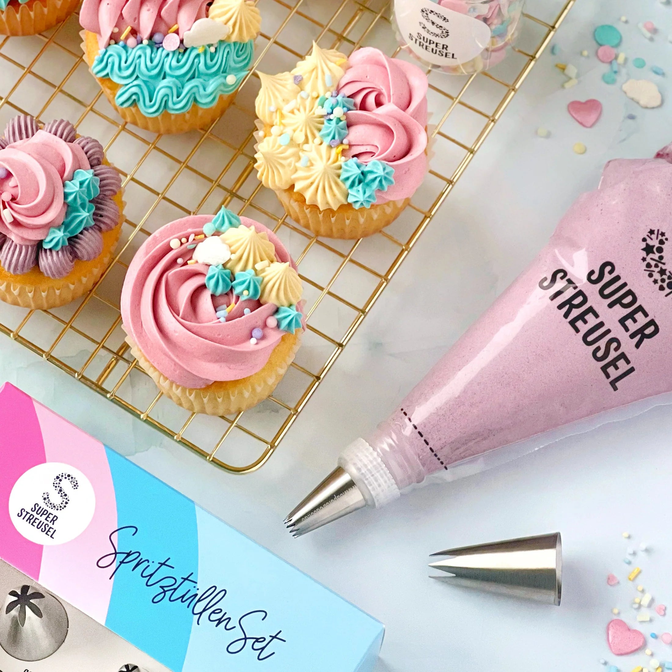 Spritztüllen Set zum Backen - nila kids