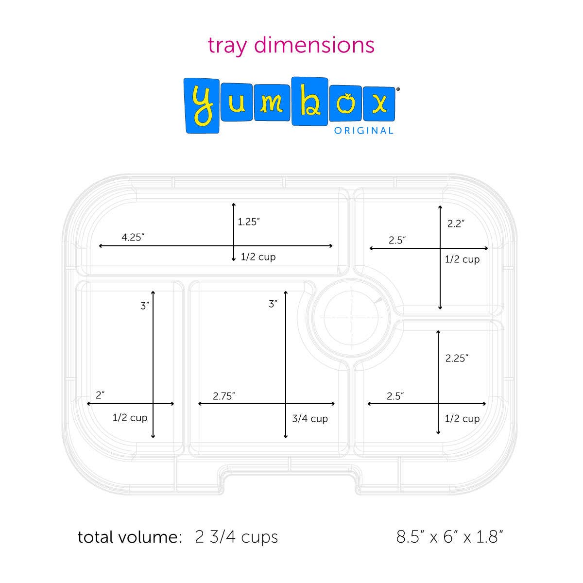 Auslaufsichere Bento-Lunchbox für Kinder - Yumbox Lavande Lila (Einhorn) - nila kids