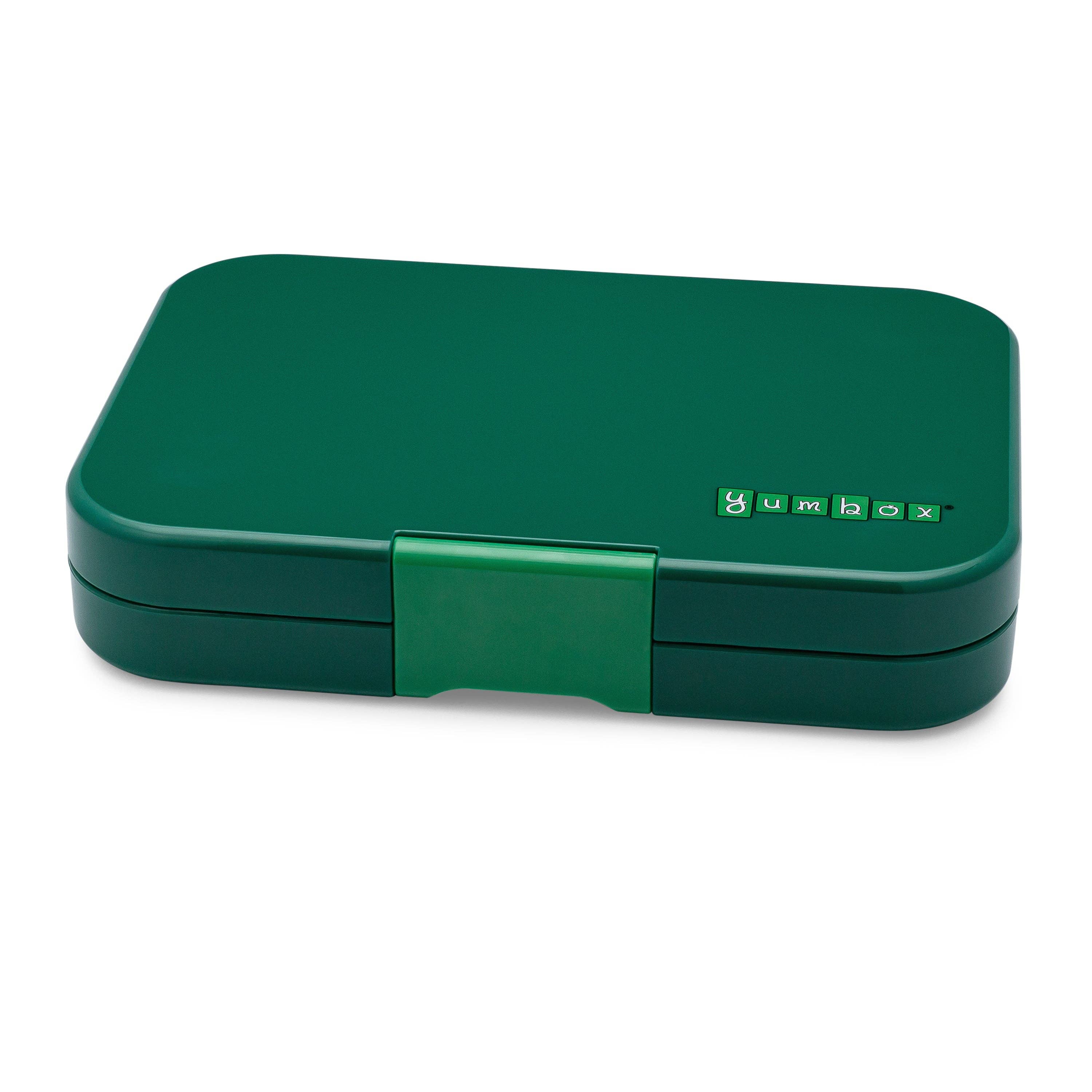 Auslaufsichere Yumbox Tapas Greenwich Green - 4-Fächer- mit Rennwagen - grosse Grösse - nila kids