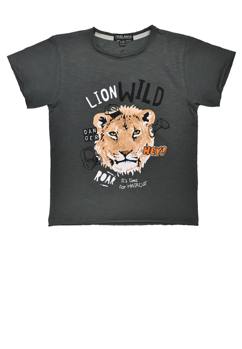T-Shirt „Wild Lion“ – lässig, wild & bequem - nila kids