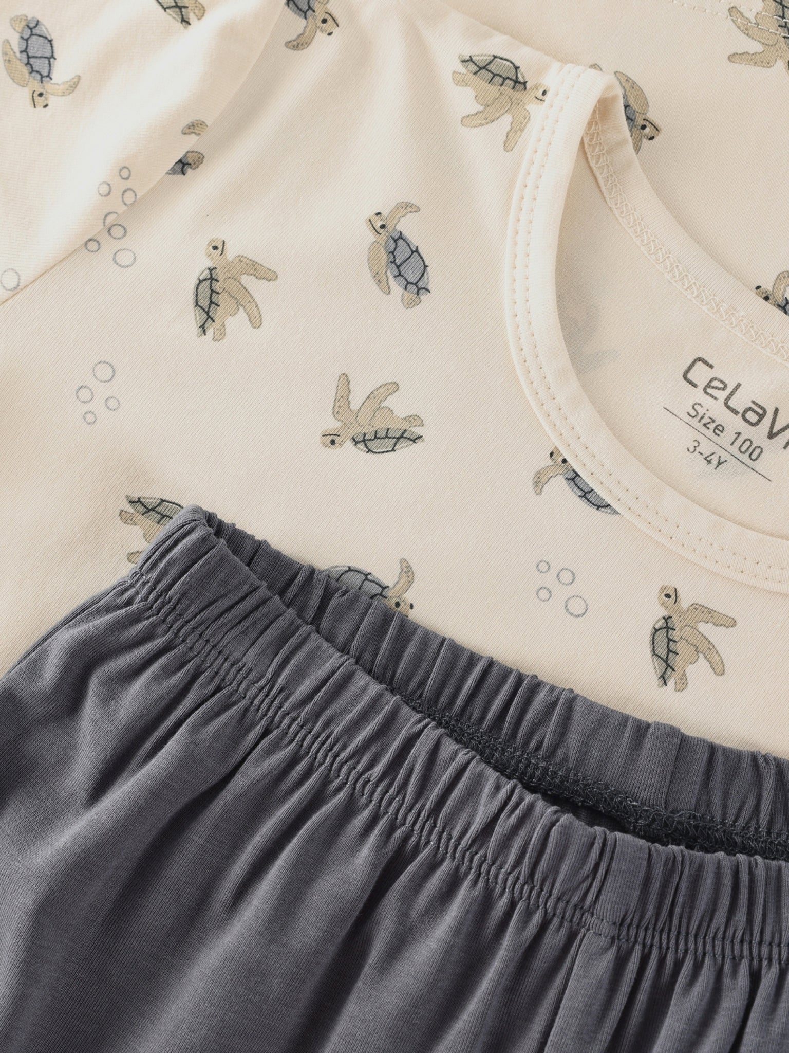 Summer Pyjamas Set Schildkröten aus Bambus - nila kids